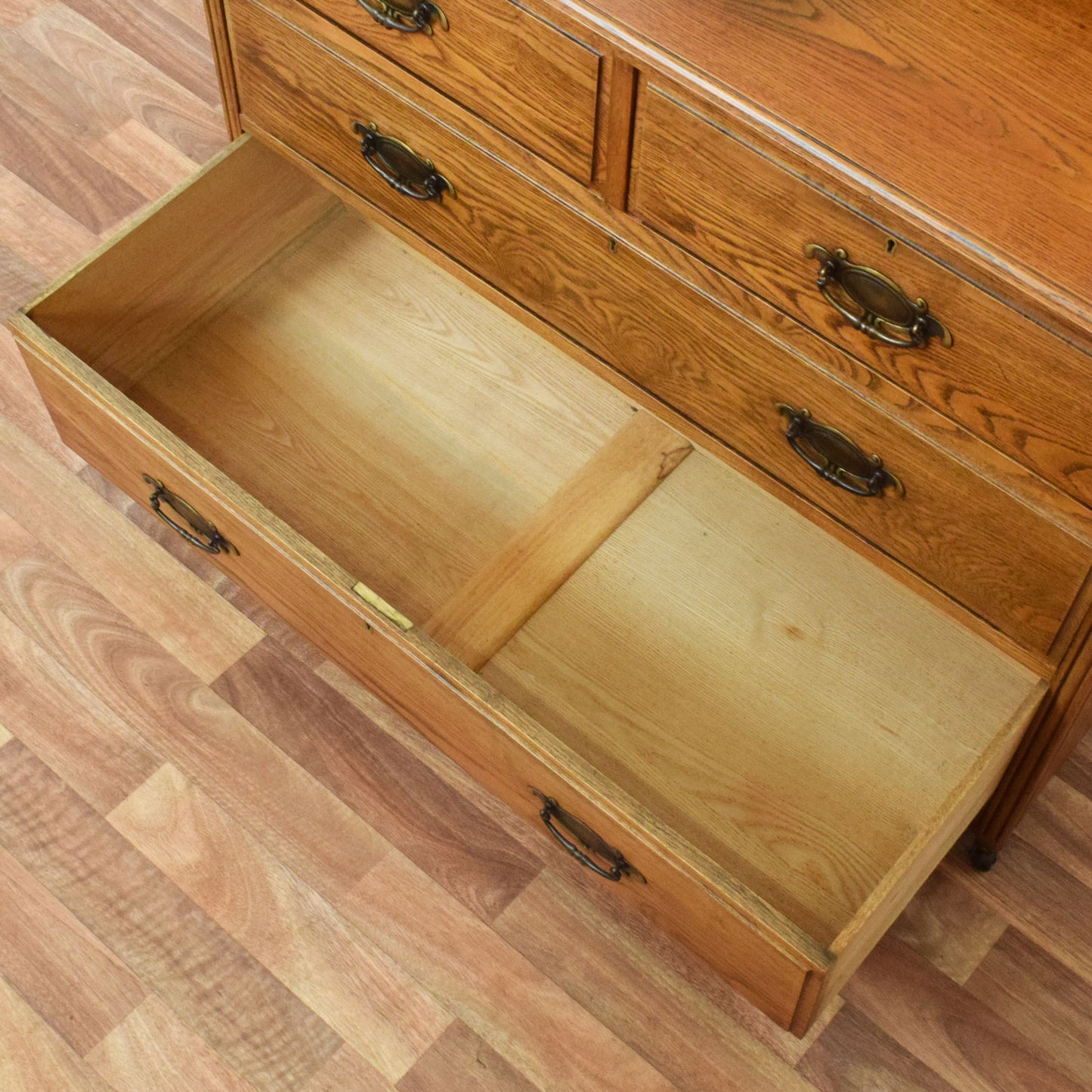 Restored Oak Dressing Table