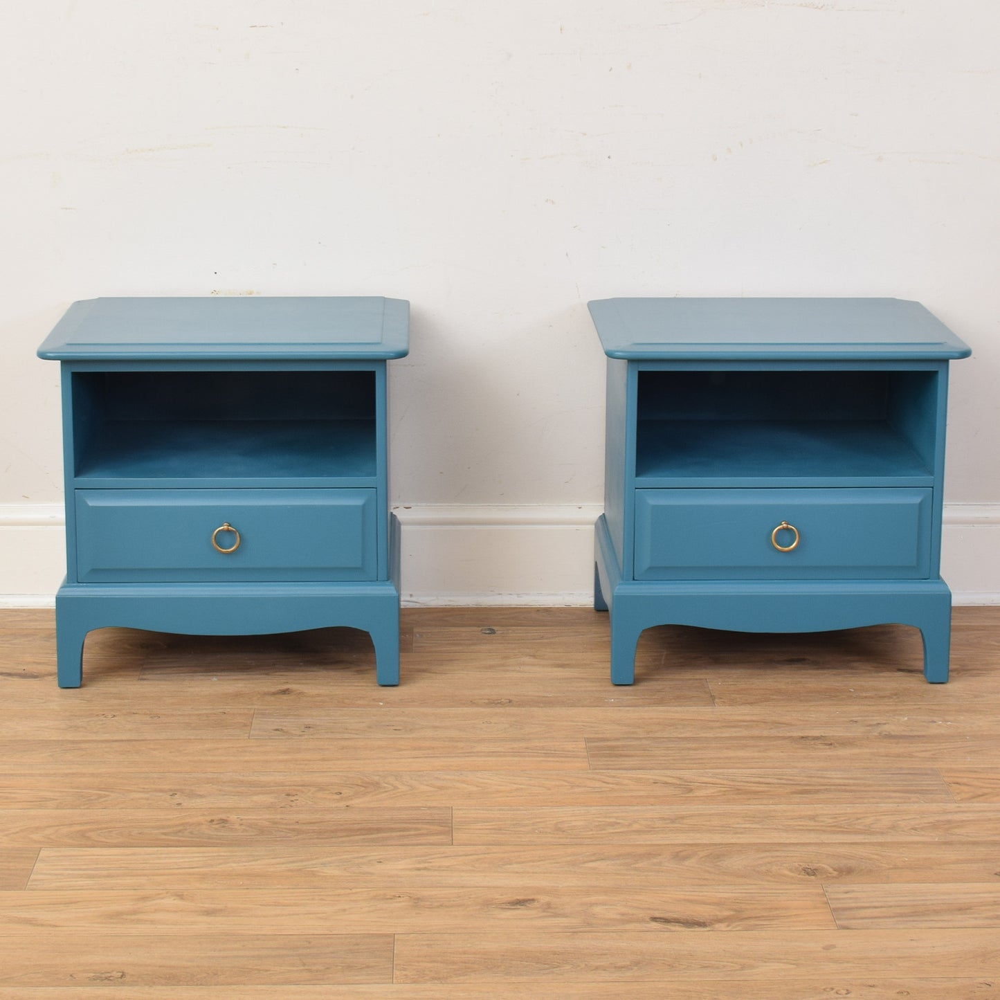 Pair Of Painted Stag Bedsides