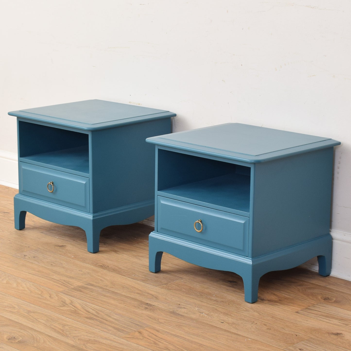 Pair Of Painted Stag Bedsides