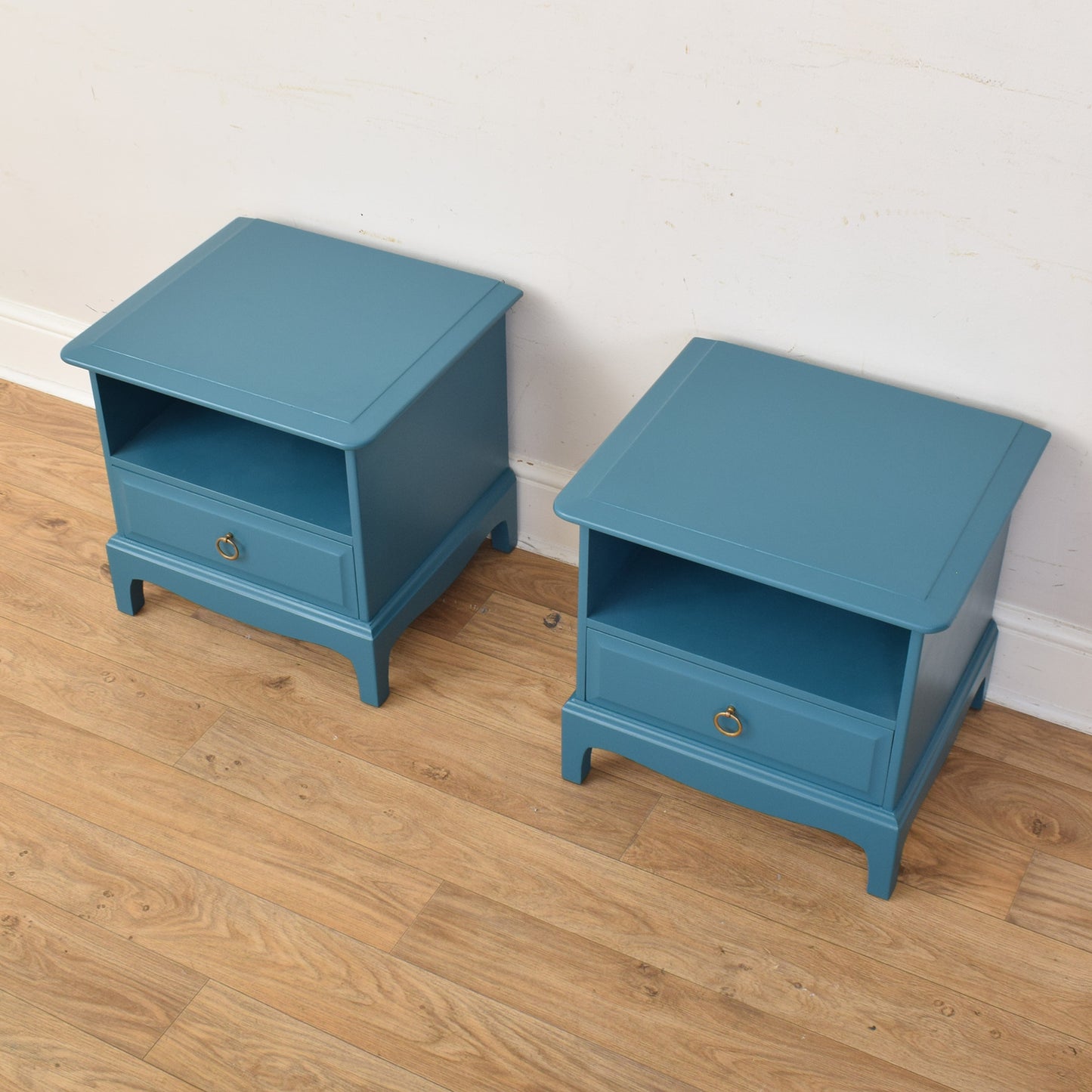 Pair Of Painted Stag Bedsides