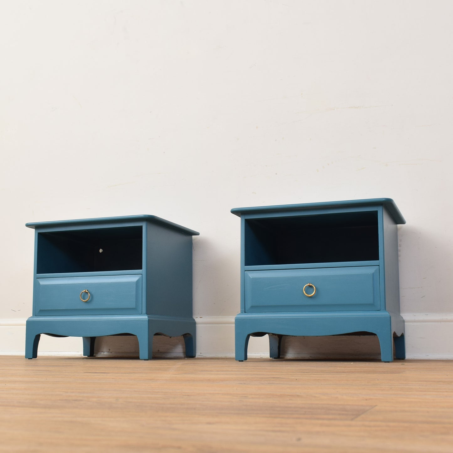 Pair Of Painted Stag Bedsides