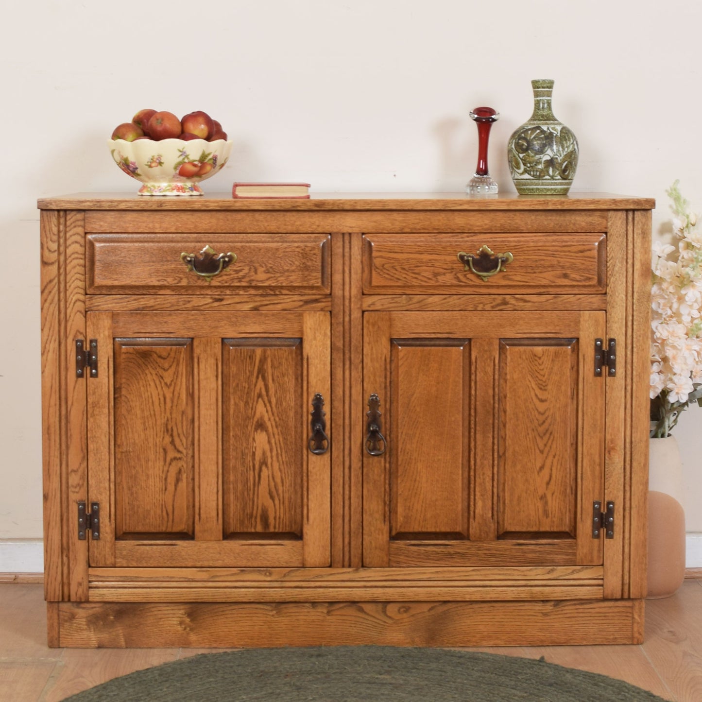 Vintage Oak Sideboard