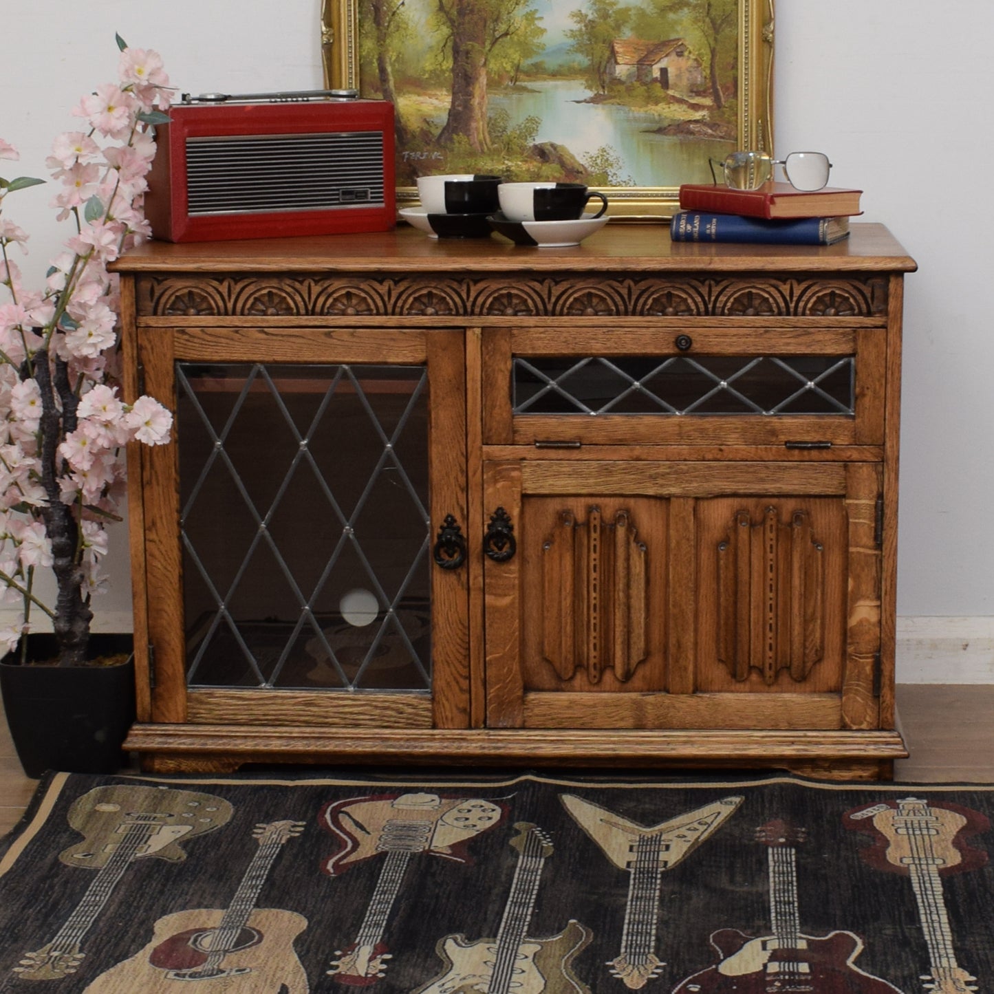 Oak TV Cabinet