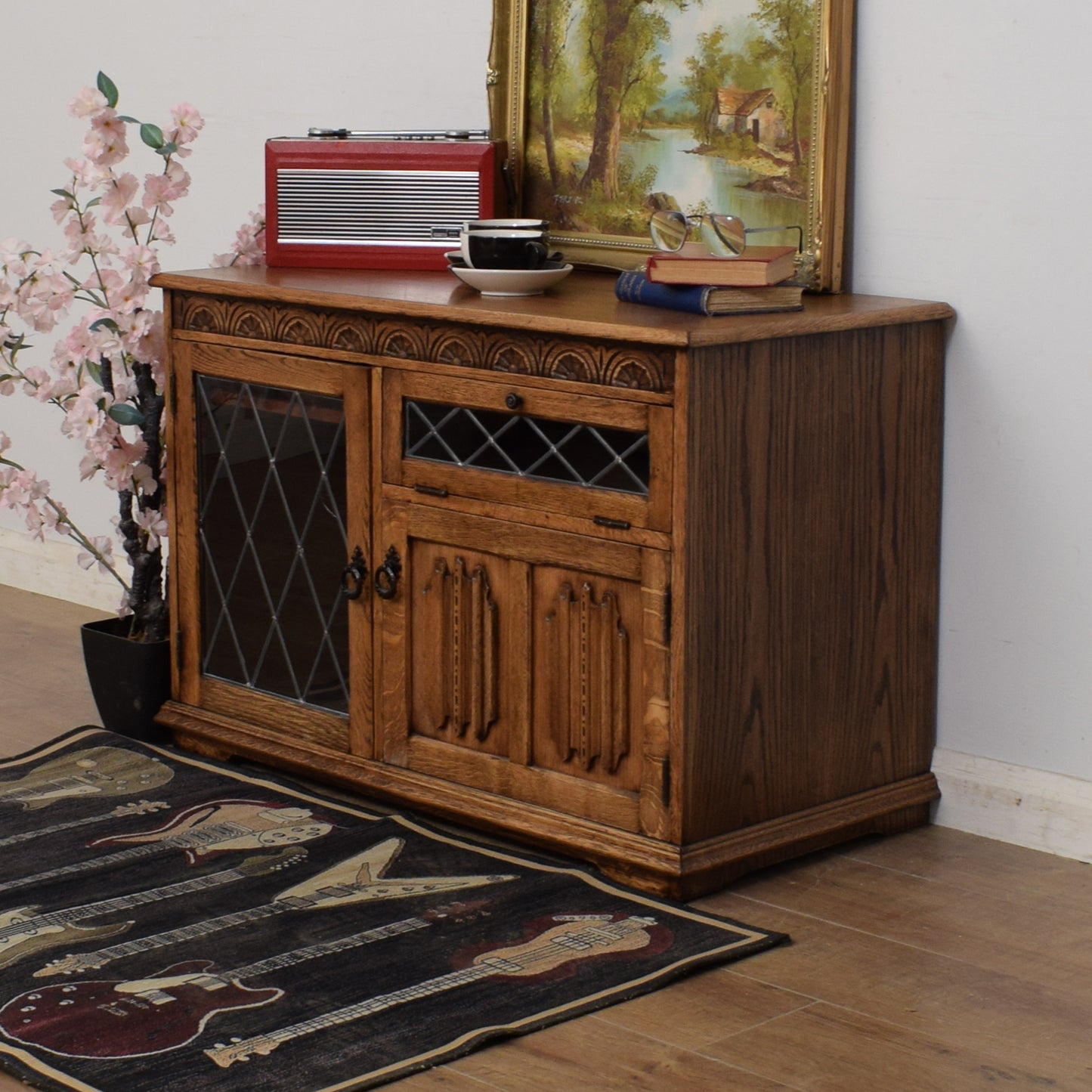 Oak TV Cabinet