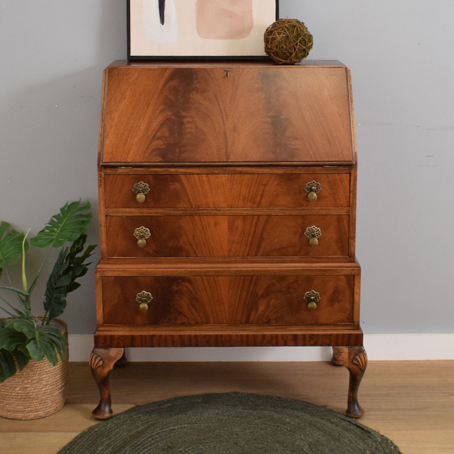 Restored Mahogany Bureau