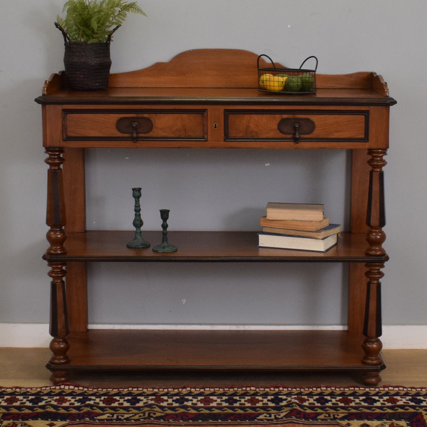 Mahogany Console Table