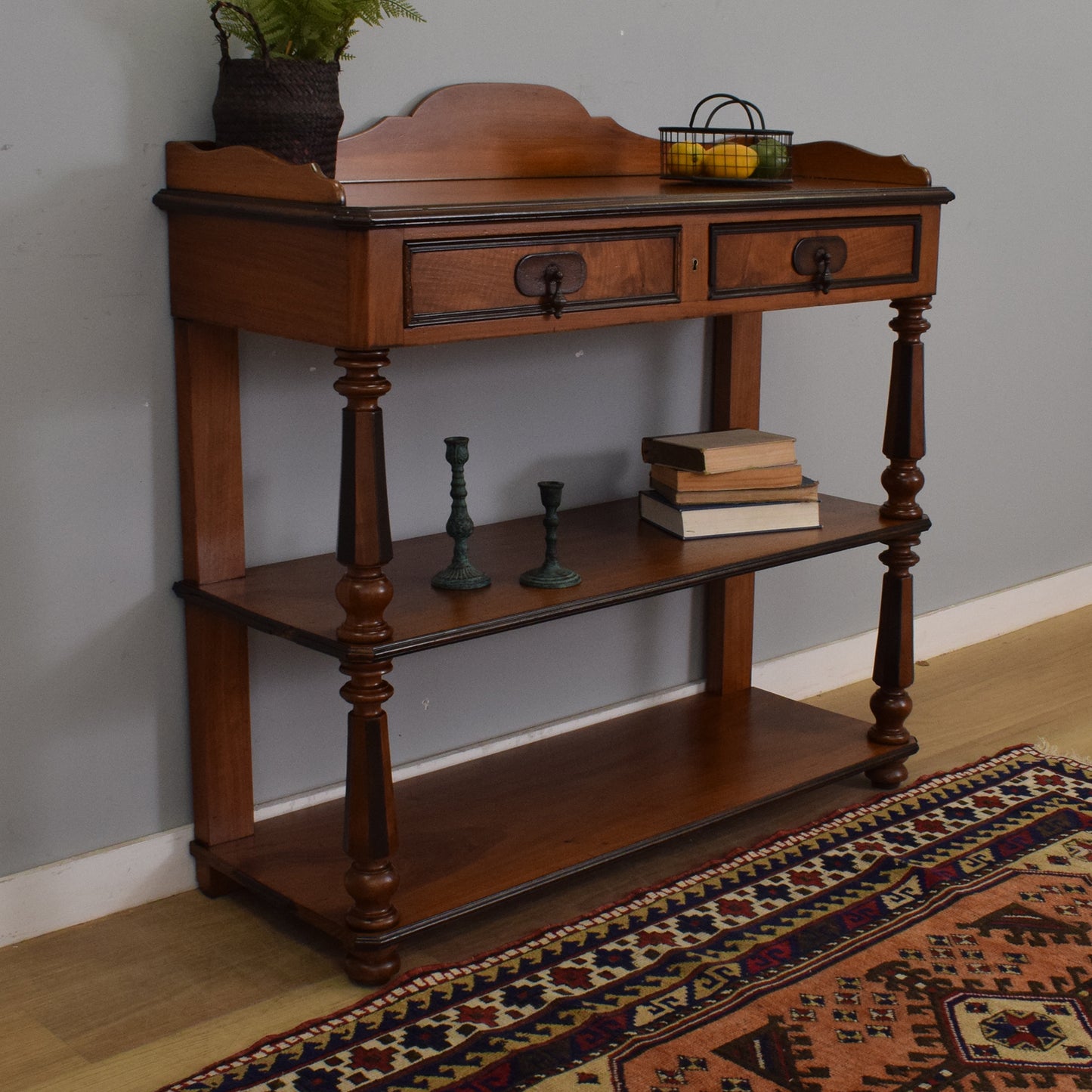 Mahogany Console Table