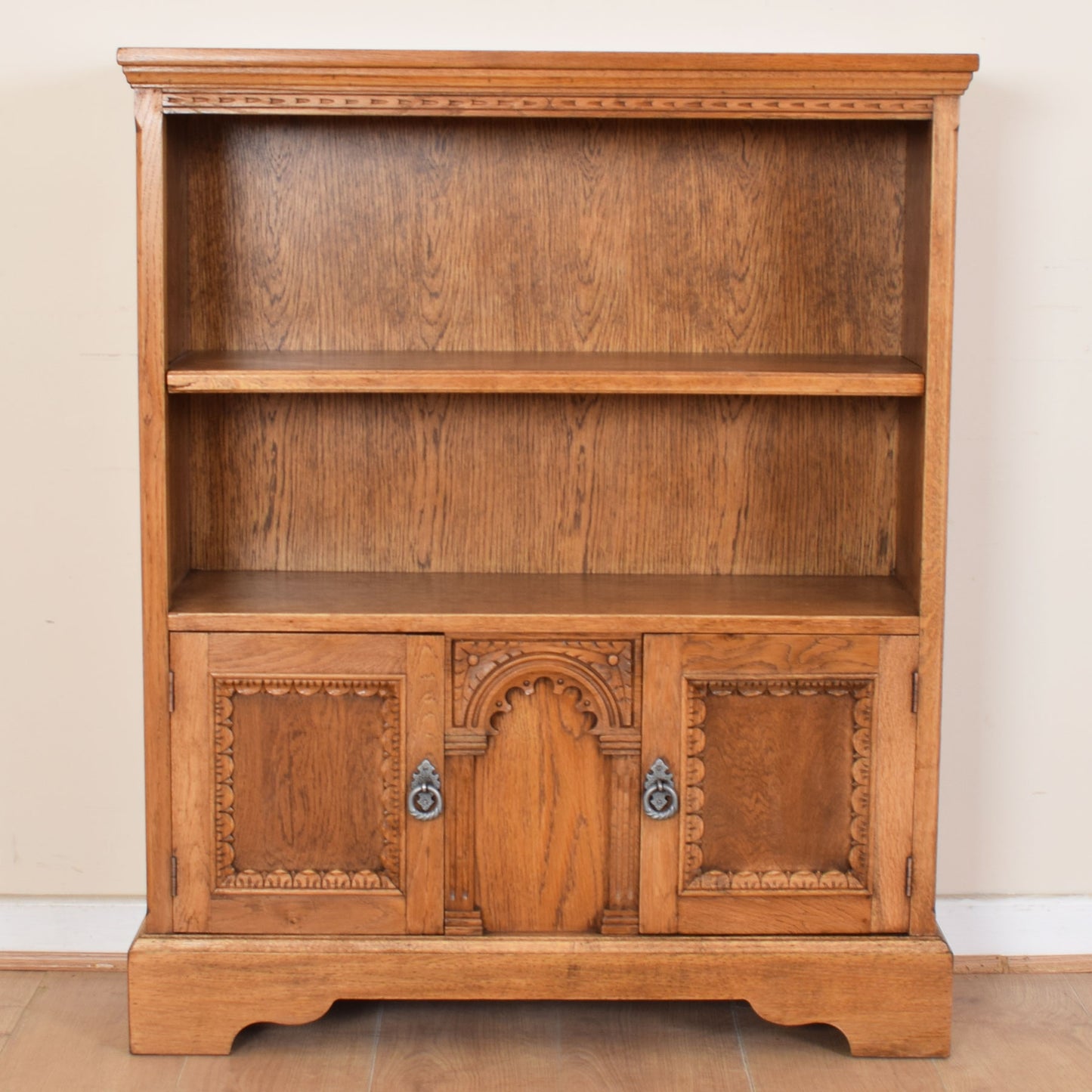 Oak Bookcase Cupboard