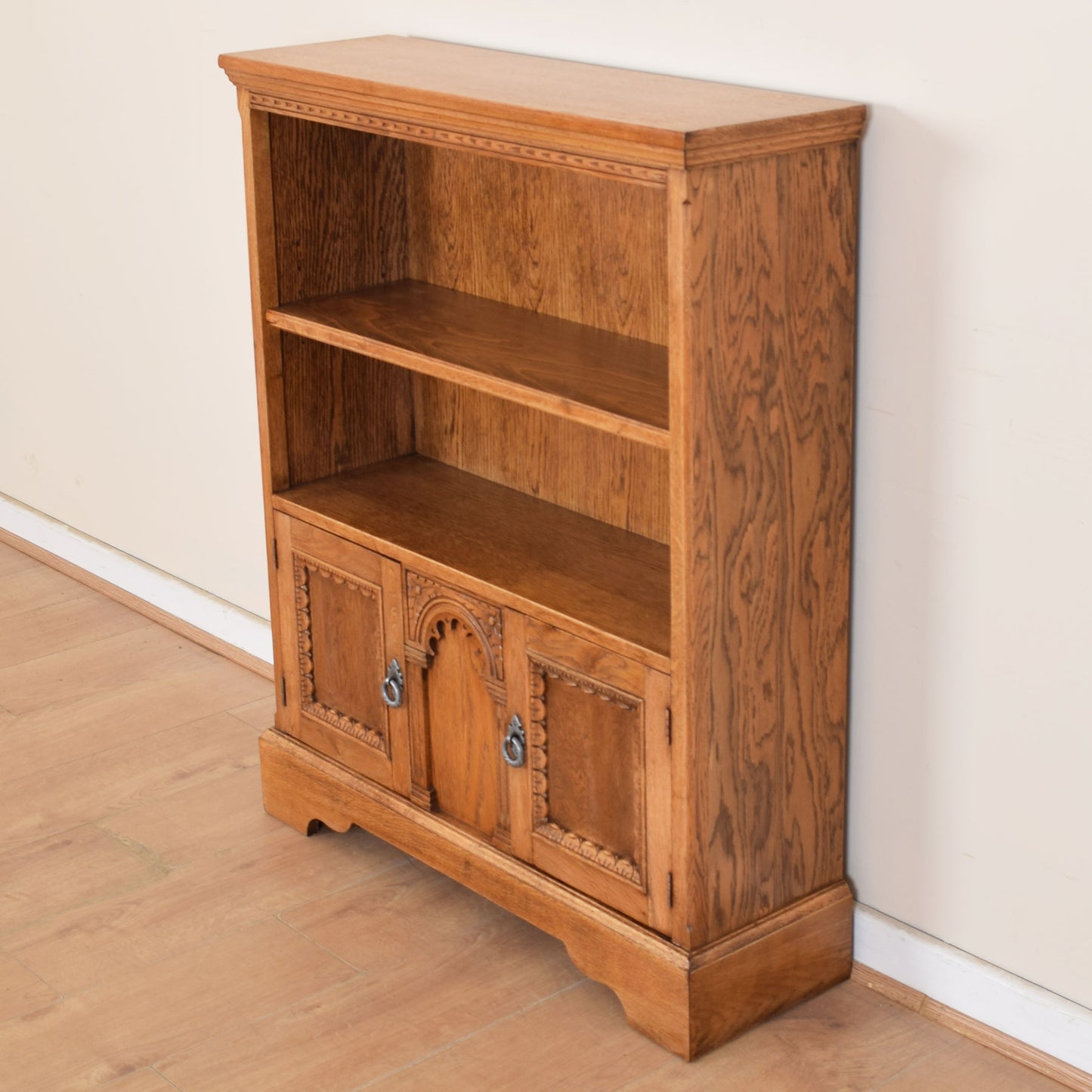 Oak Bookcase Cupboard