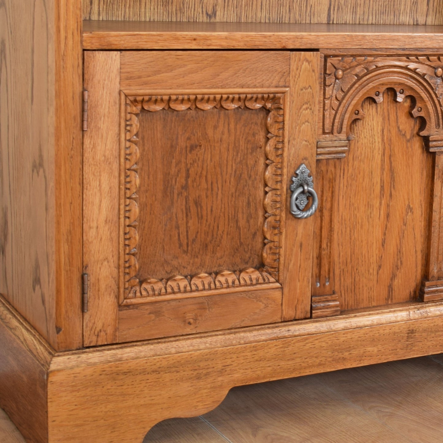 Oak Bookcase Cupboard