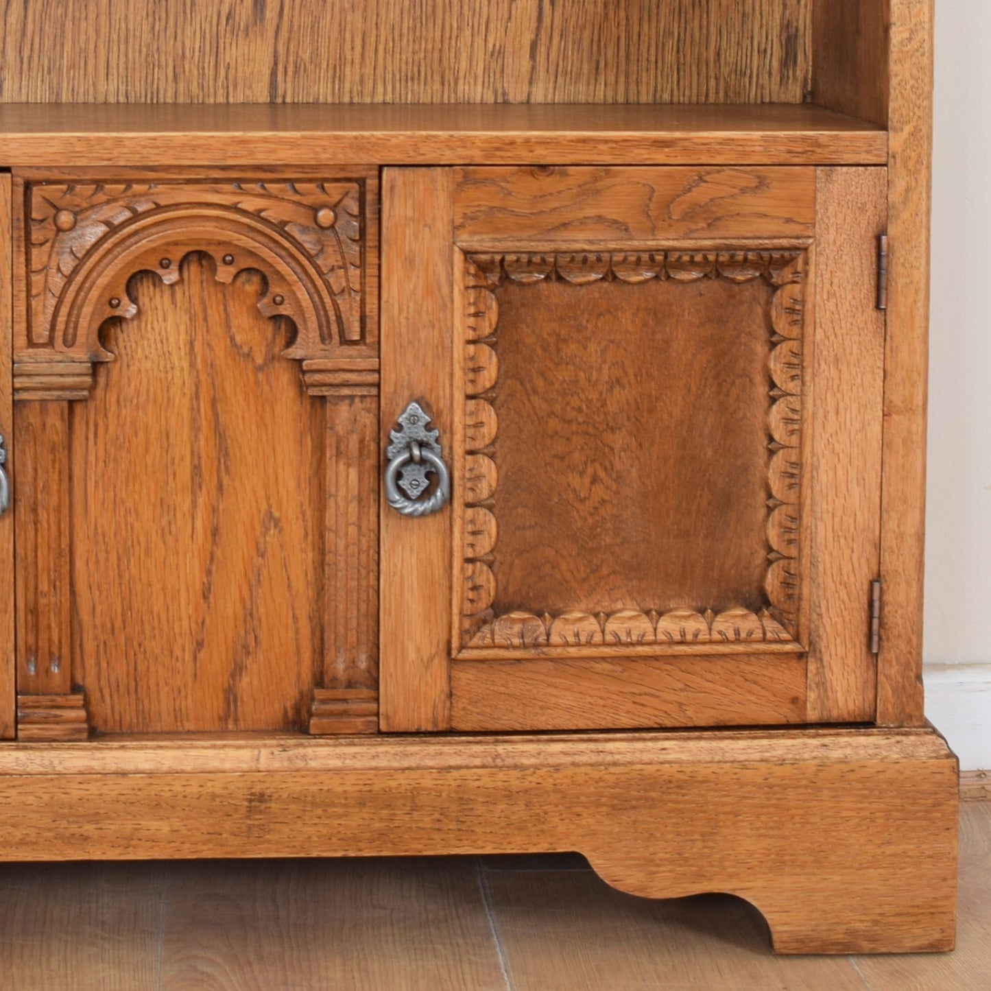 Oak Bookcase Cupboard
