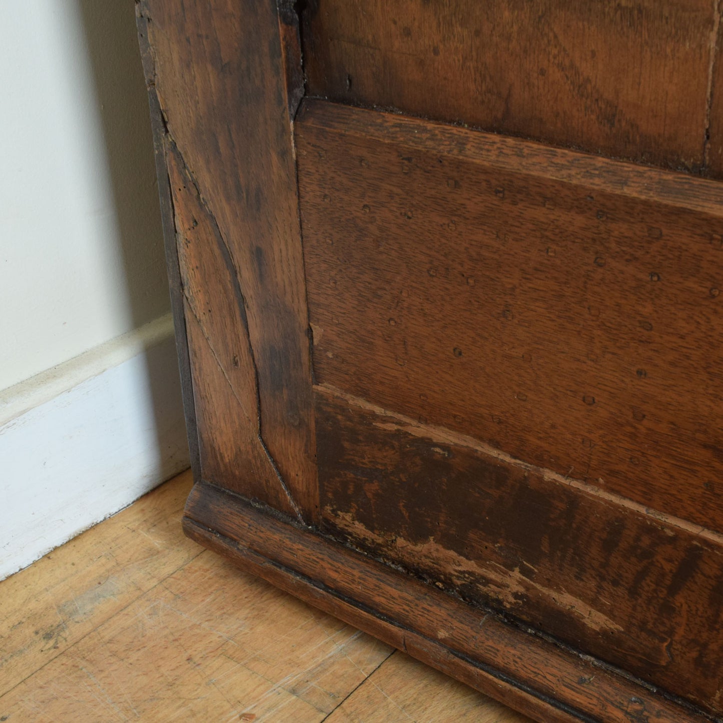 Rustic Oak Media Cabinet