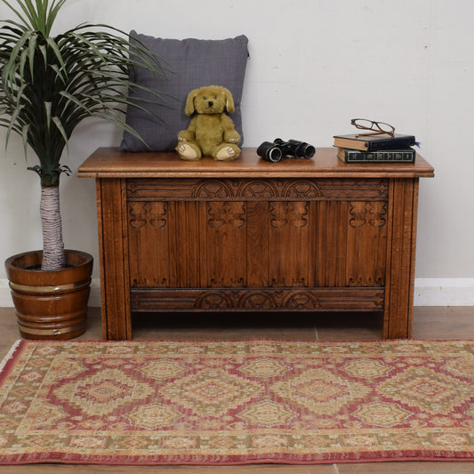 Restored Oak Blanket Box