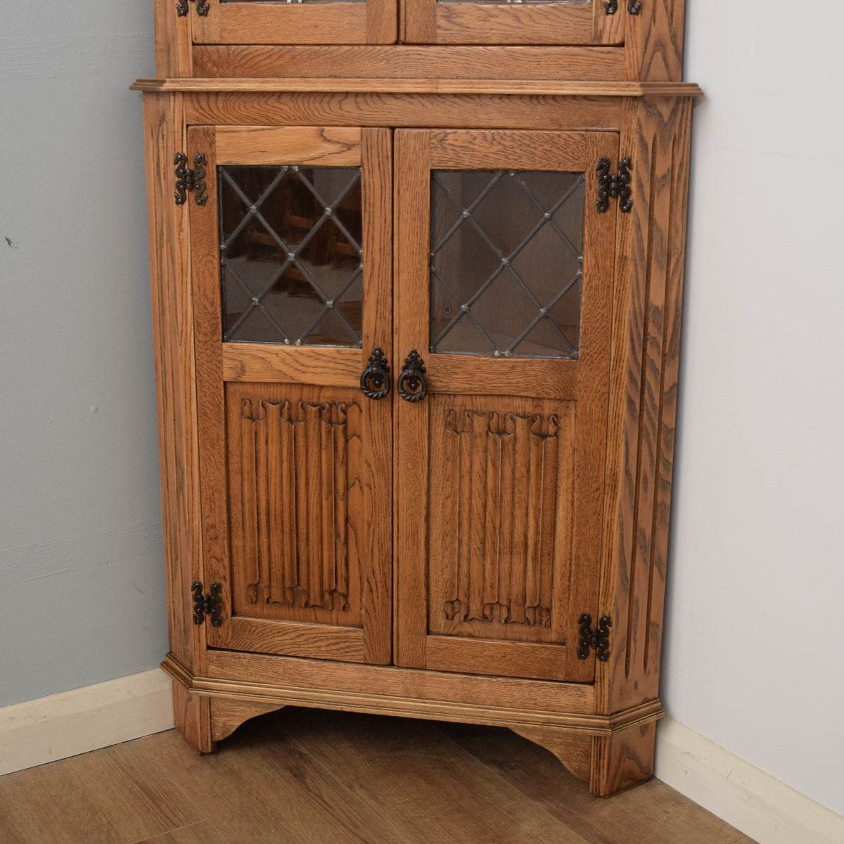 Restored Oak Corner Unit