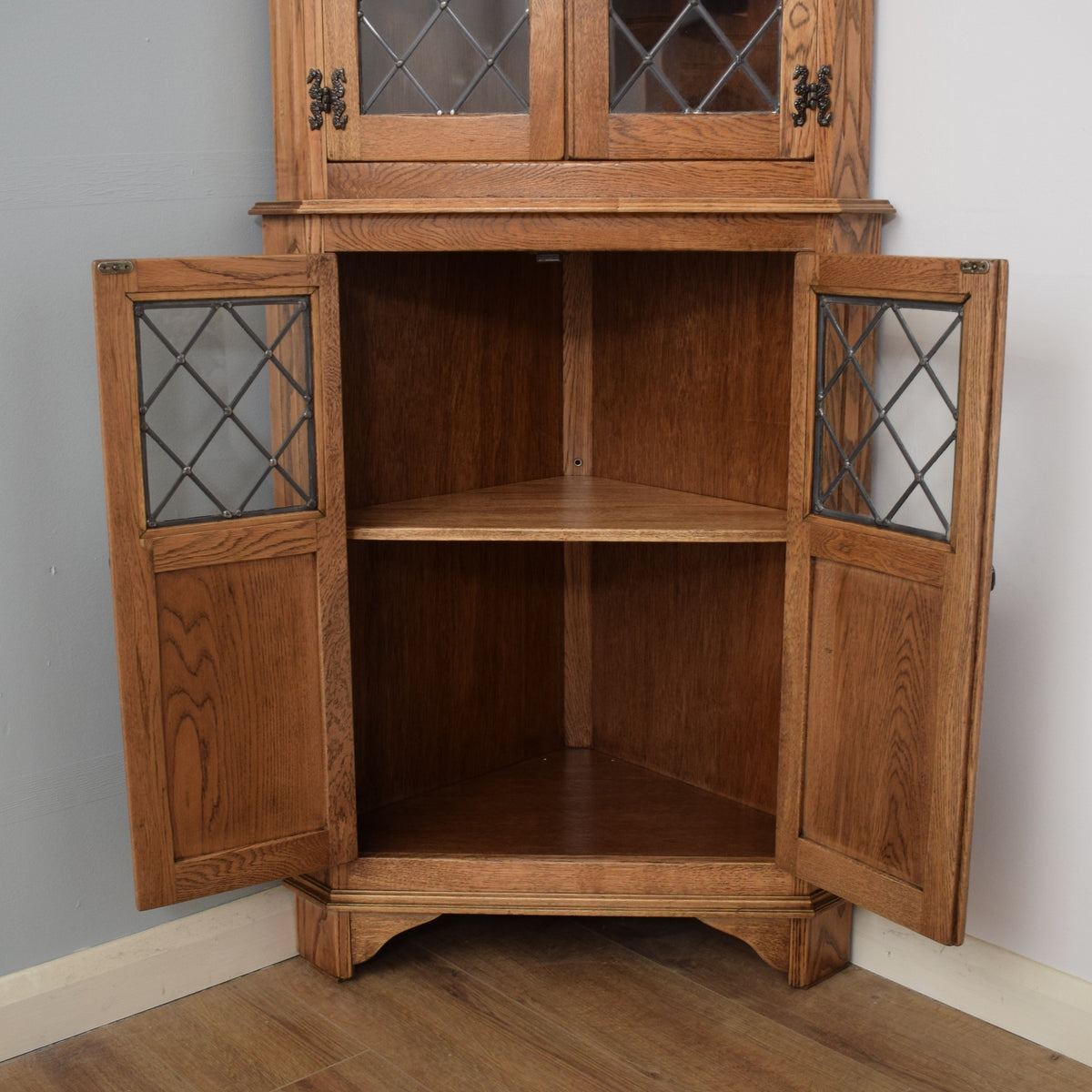 Restored Oak Corner Unit