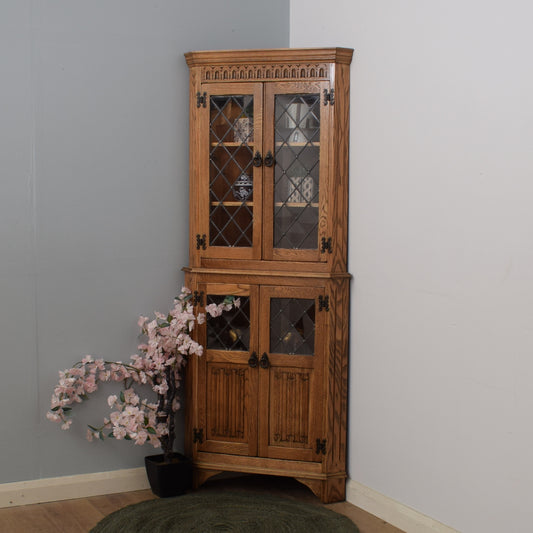 Restored Oak Corner Unit