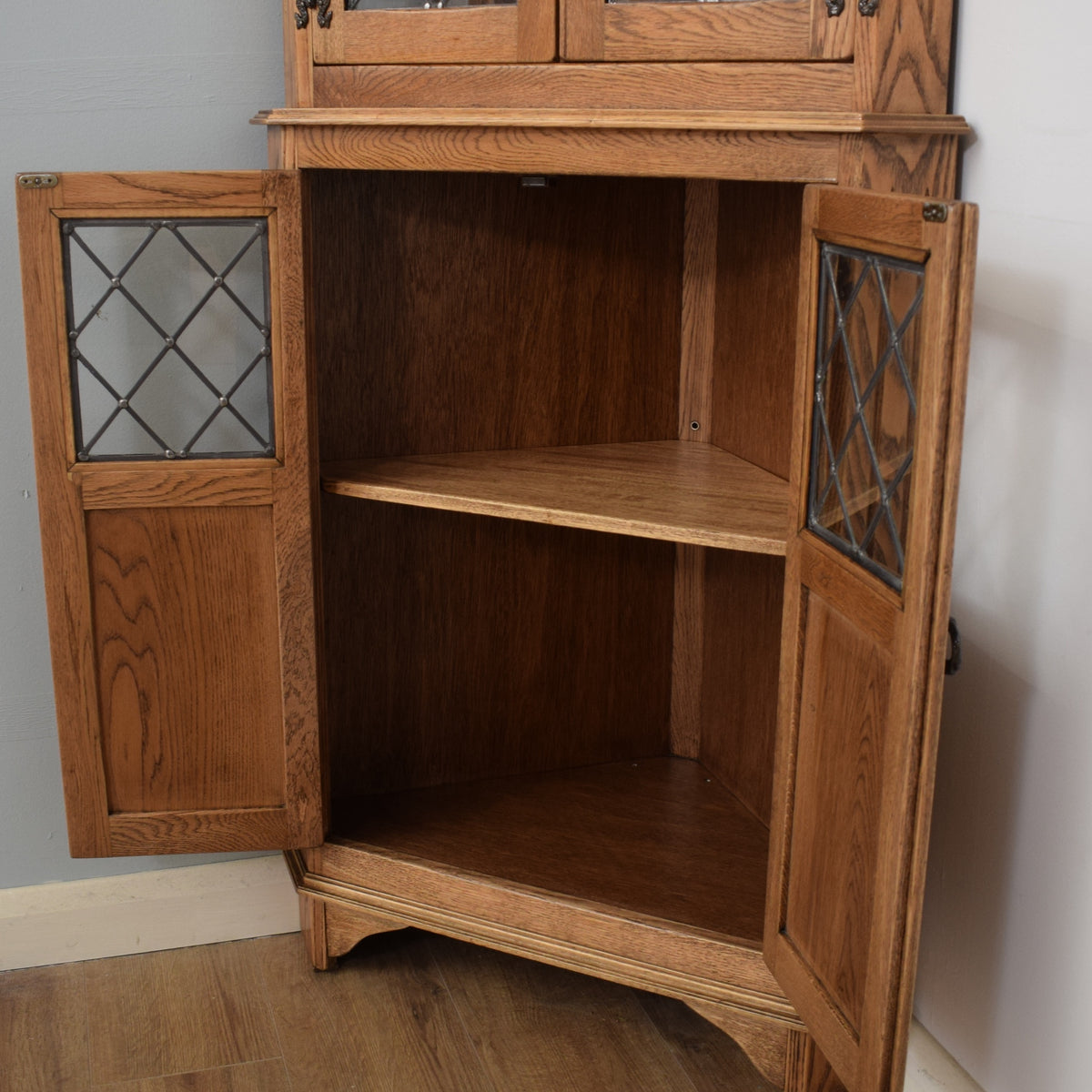Restored Oak Corner Unit
