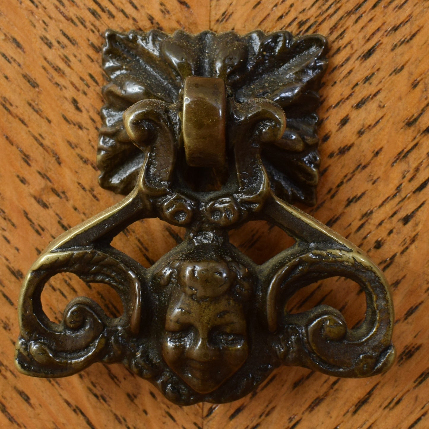 Oak Captain's Desk And Chair