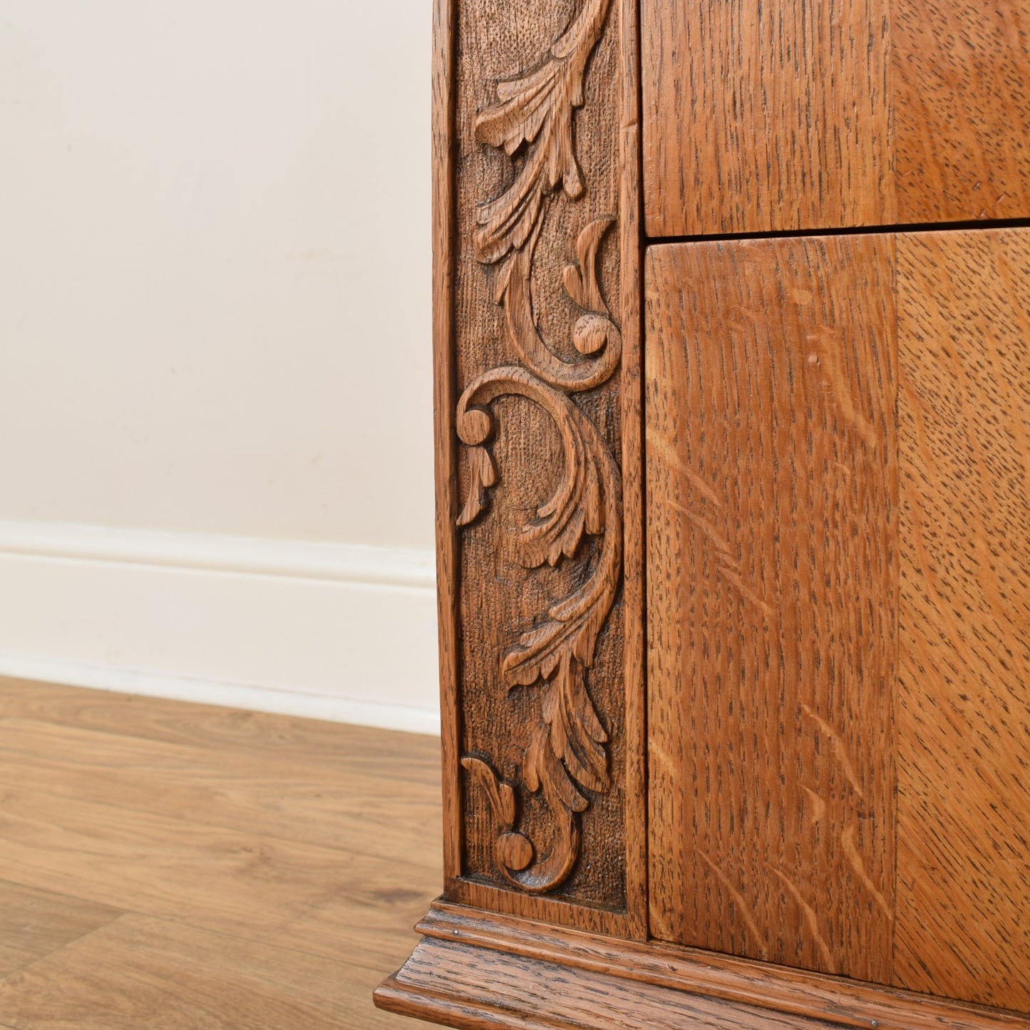 Oak Captain's Desk And Chair