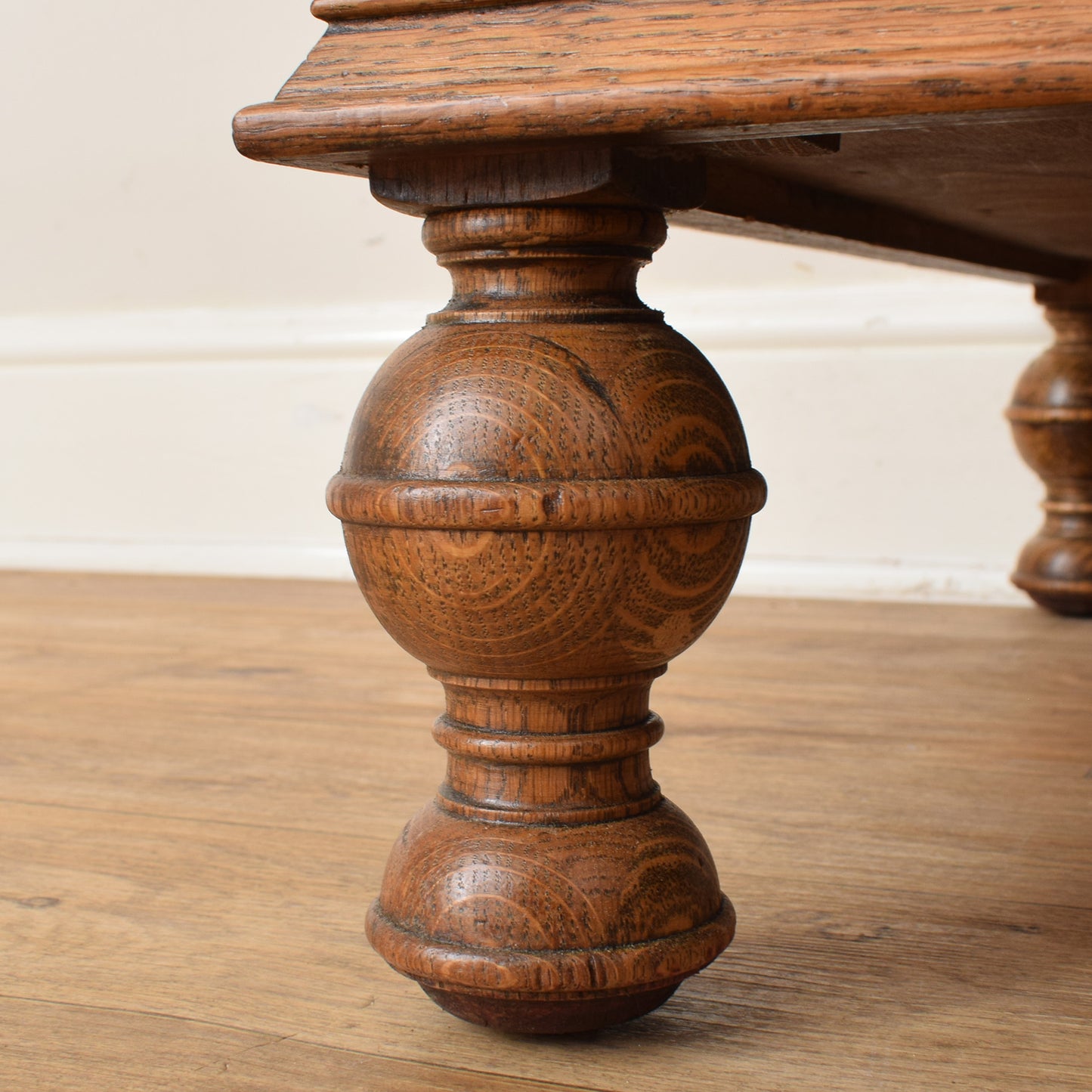 Oak Captain's Desk And Chair