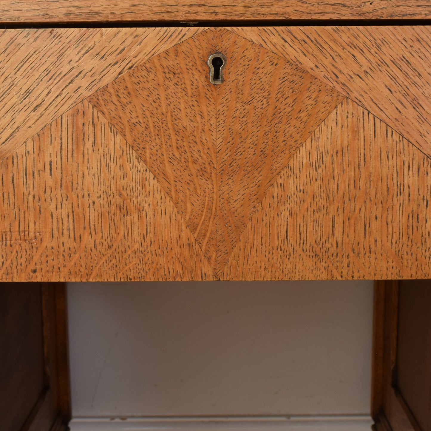 Oak Captain's Desk And Chair