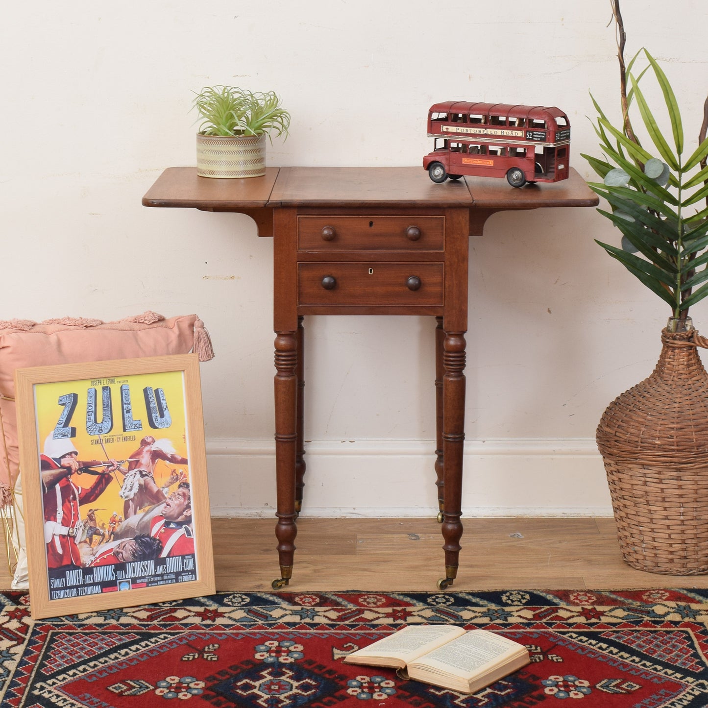 Mahogany Drop Leaf Table