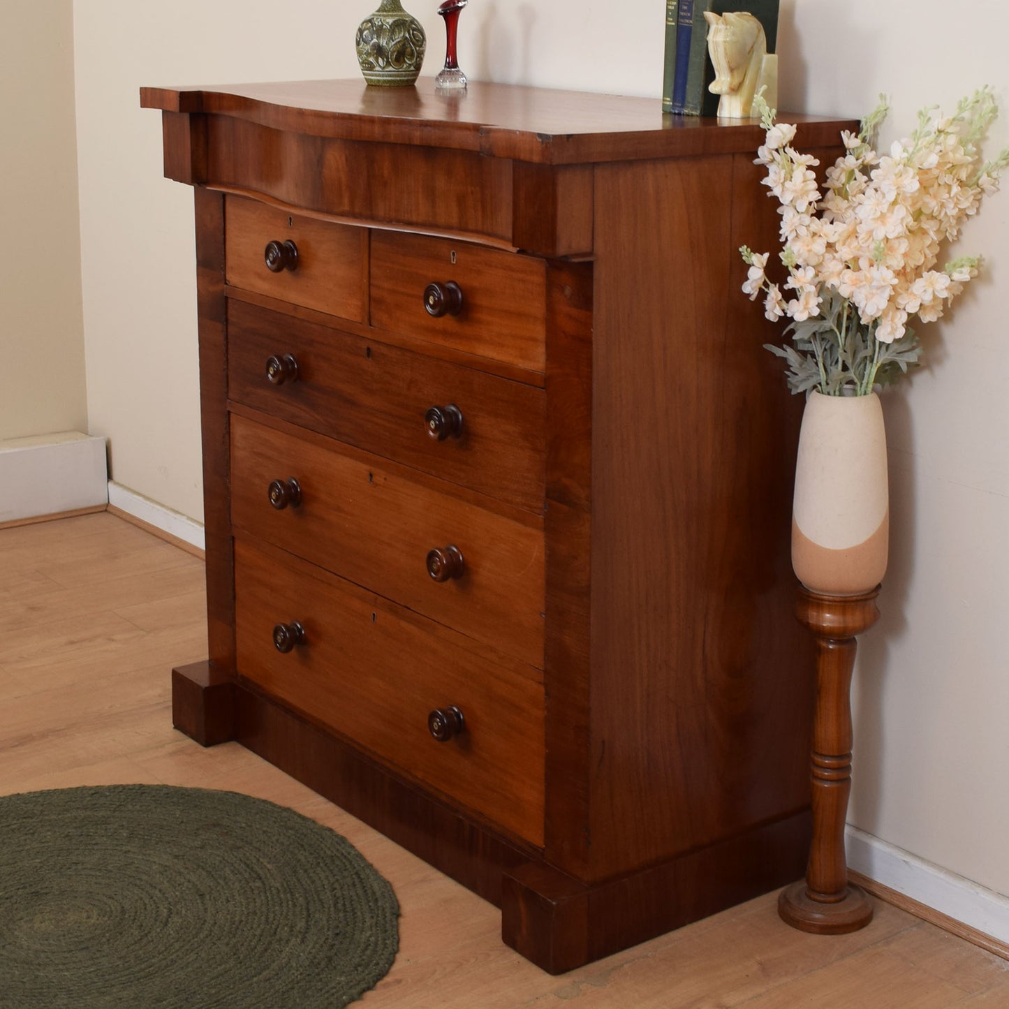 Mahogany Victorian Chest Of Drawers