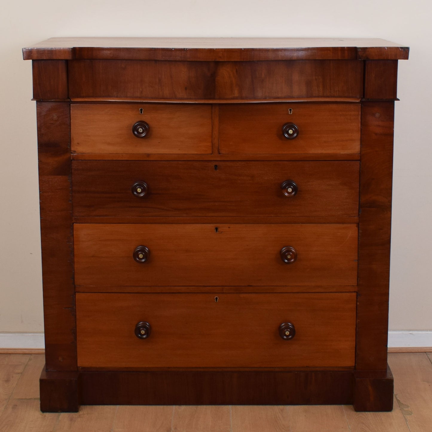 Mahogany Victorian Chest Of Drawers