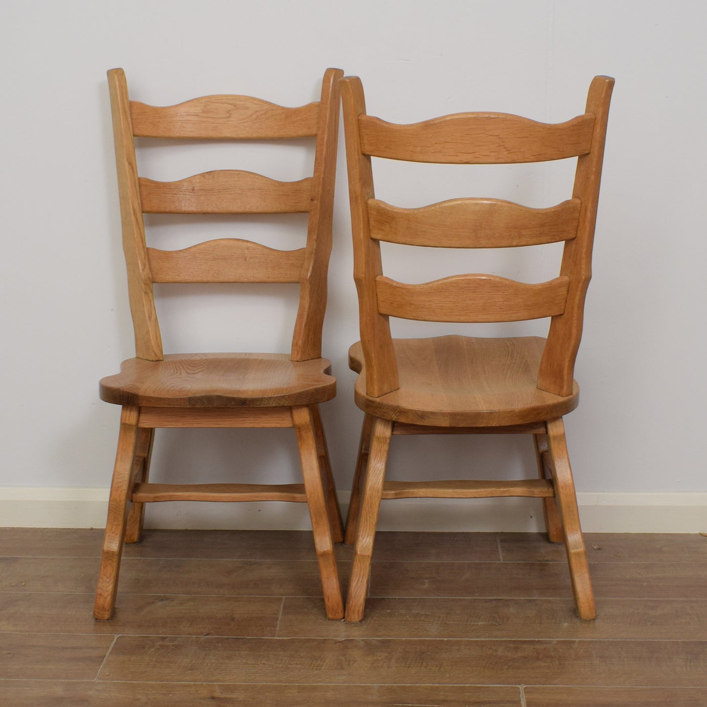 Oak Table & Six Chairs