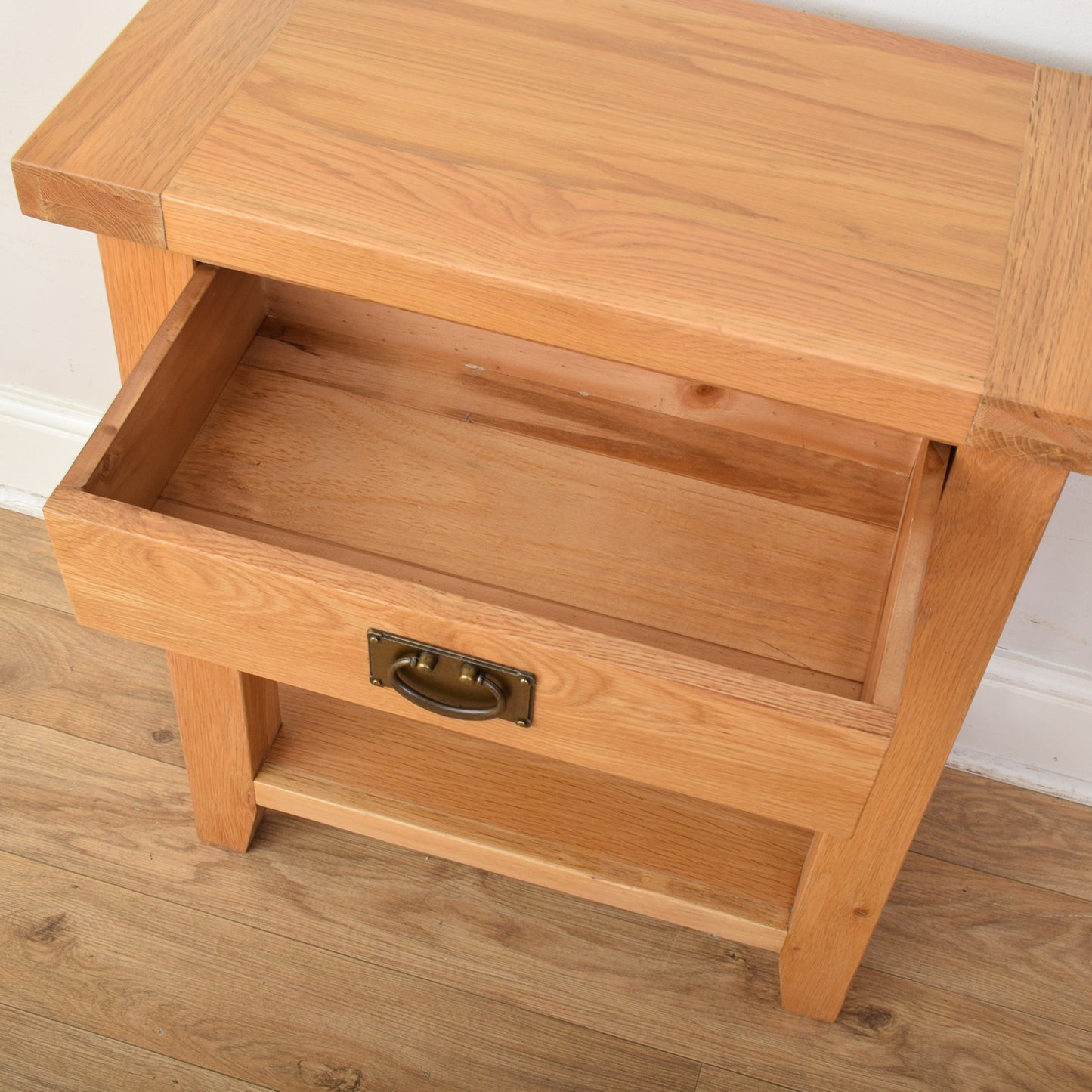 Modern Oak Console Table