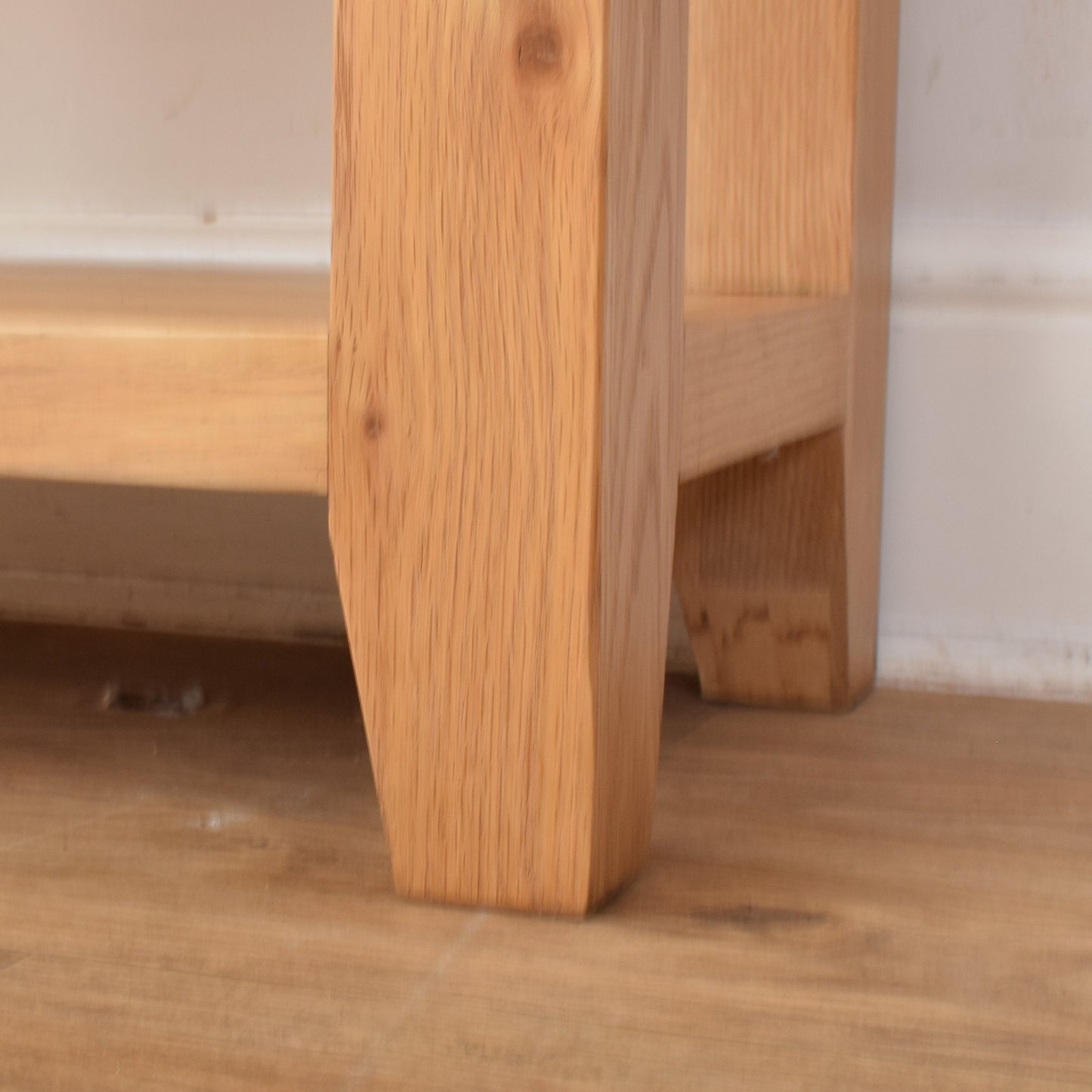 Modern Oak Console Table