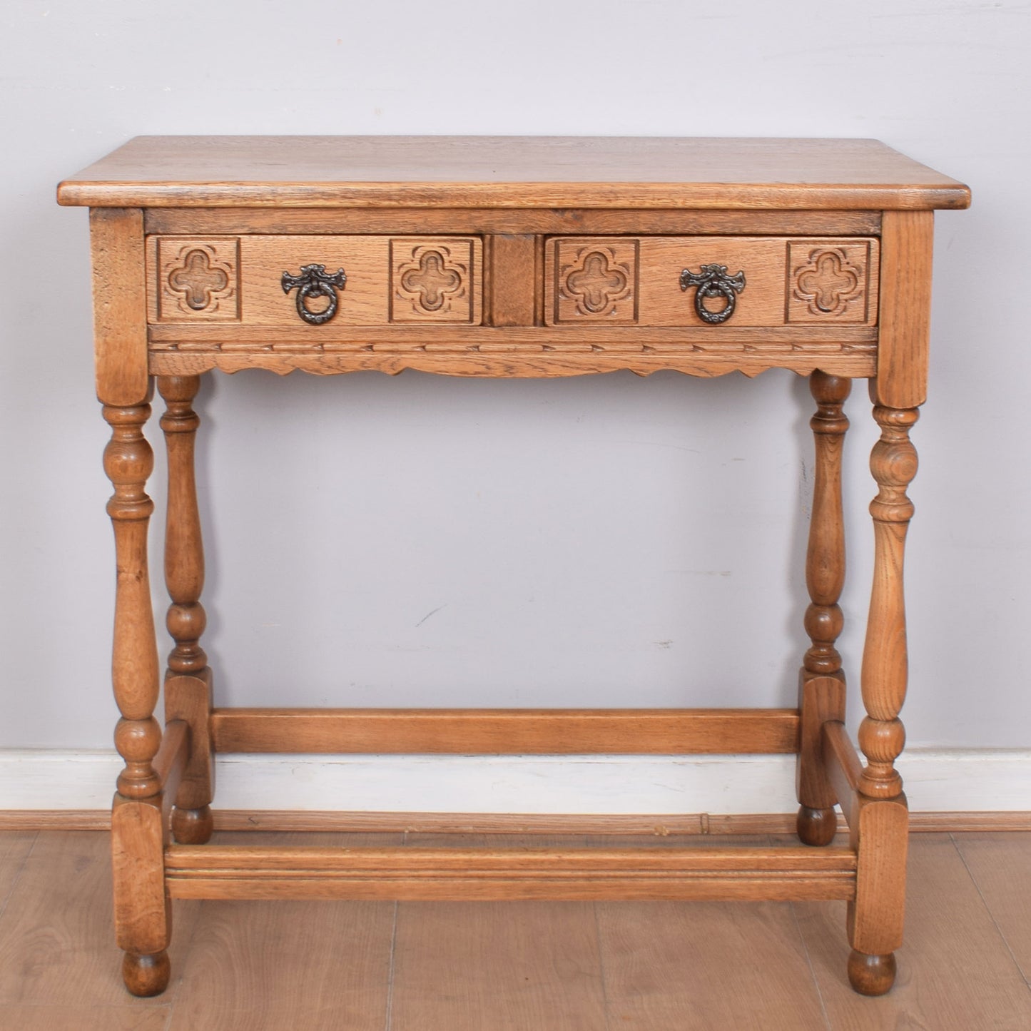 Oak Console Table