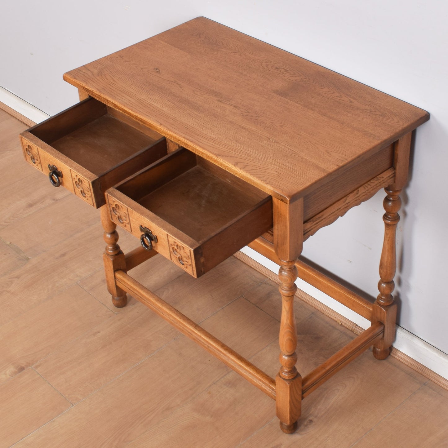 Oak Console Table