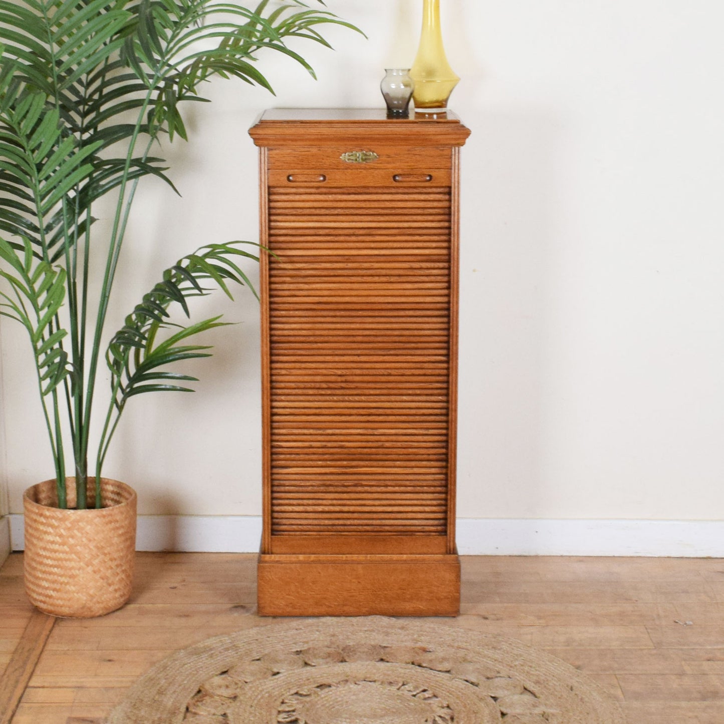 Restored Tambour Cabinet