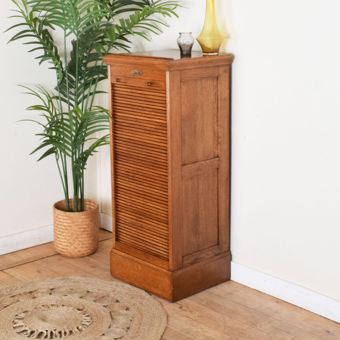 Restored Tambour Cabinet