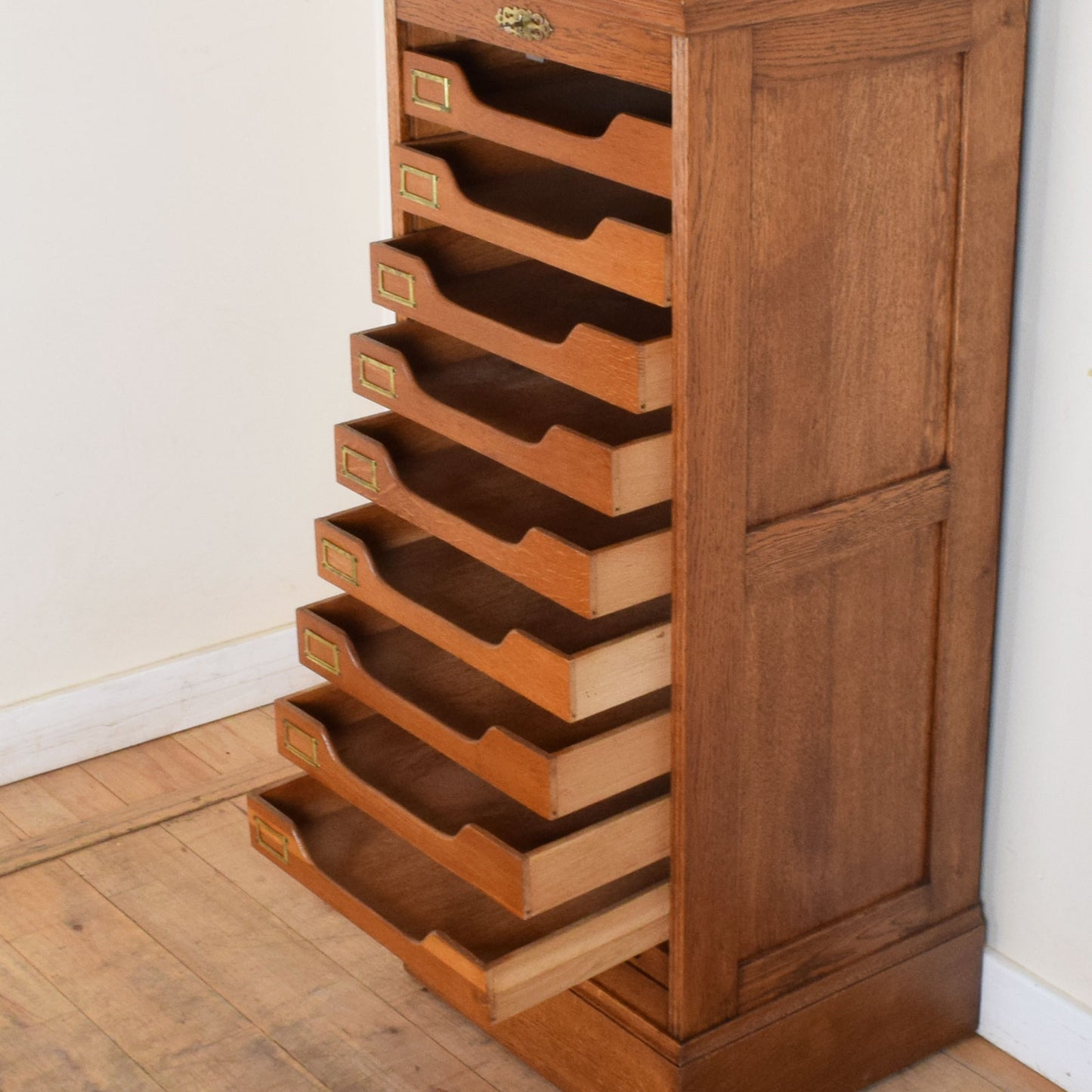 Restored Tambour Cabinet