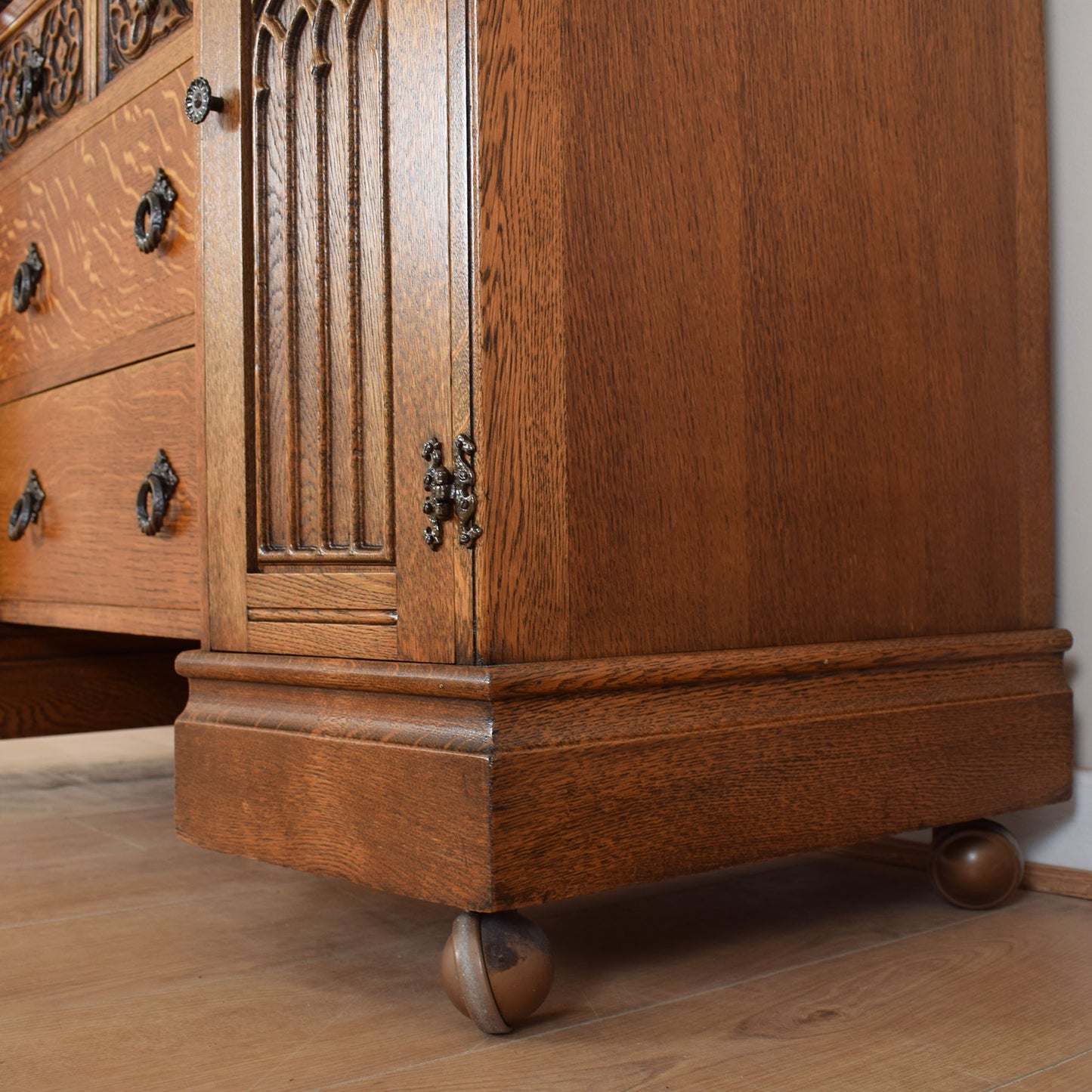 Vintage Oak Dressing Table