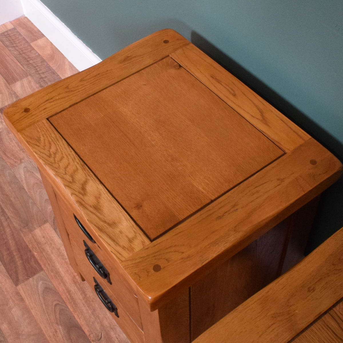 Pair of Oak Bedsides