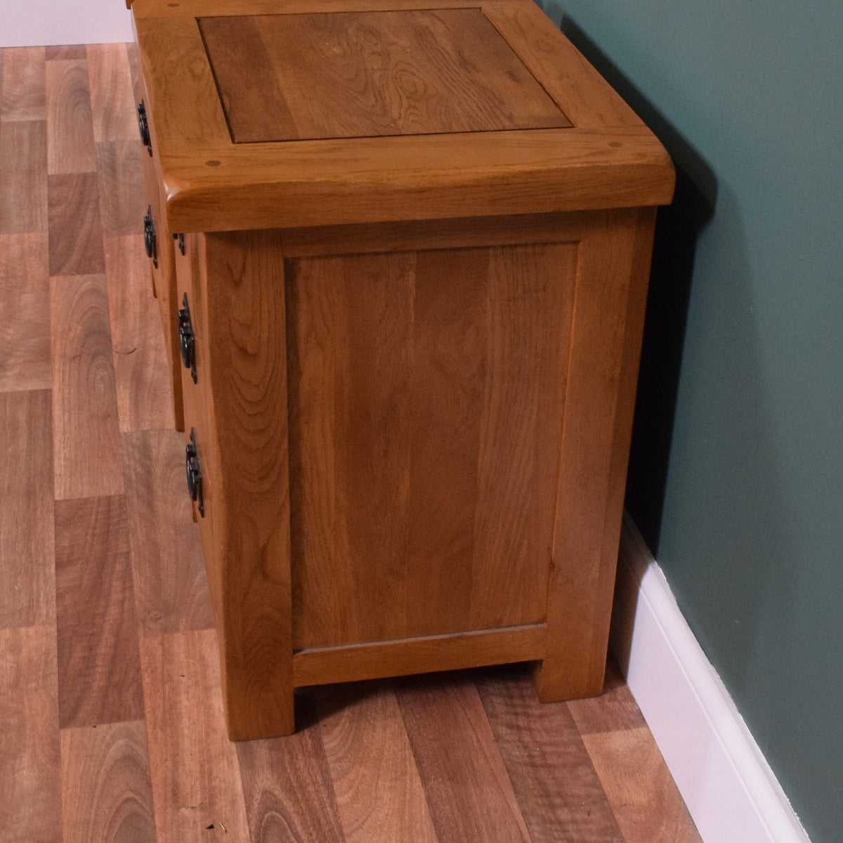 Pair of Oak Bedsides
