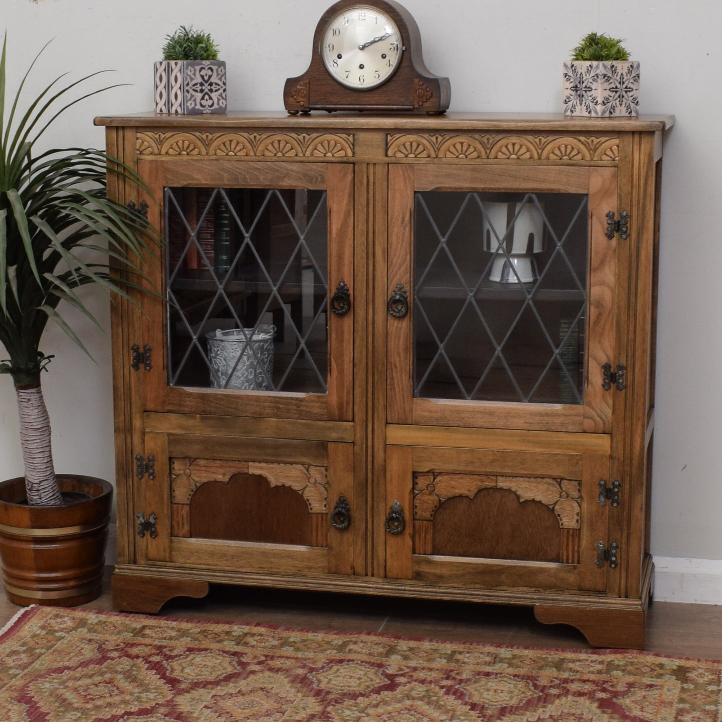 Oak Glazed Cabinet