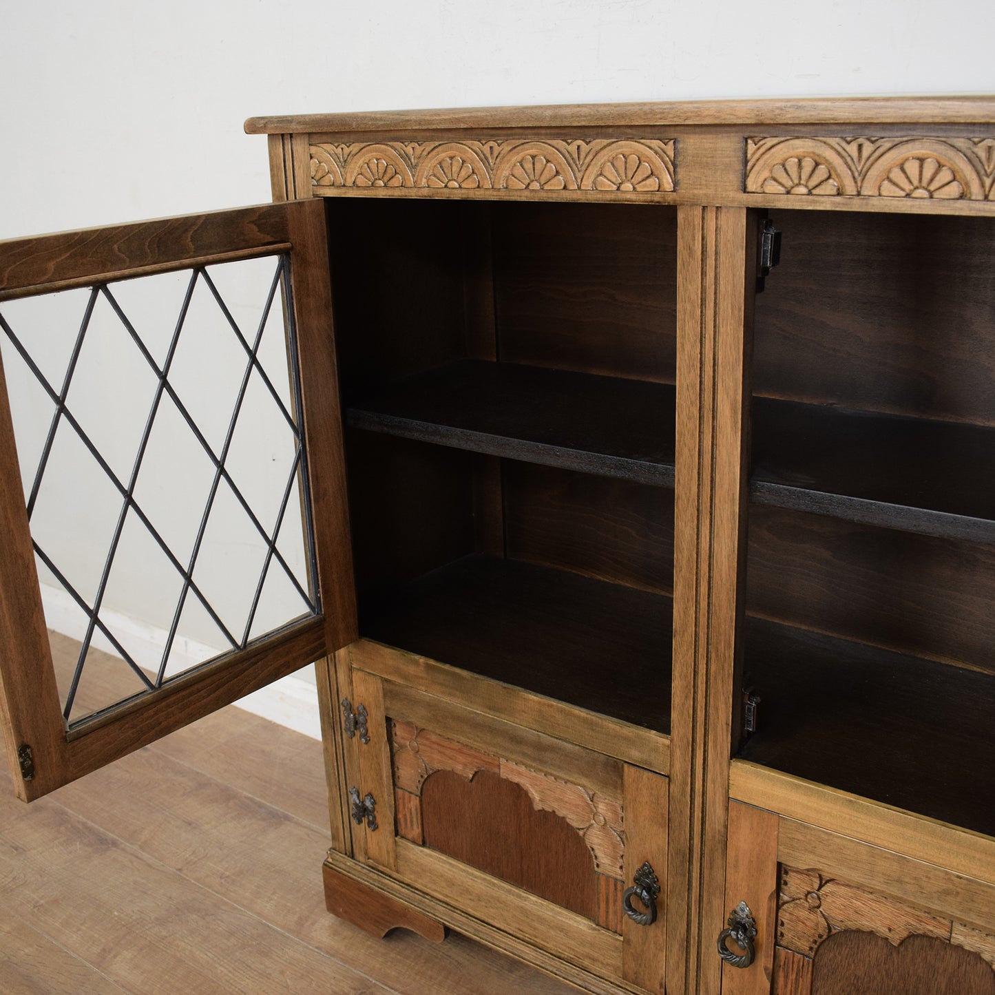 Oak Glazed Cabinet