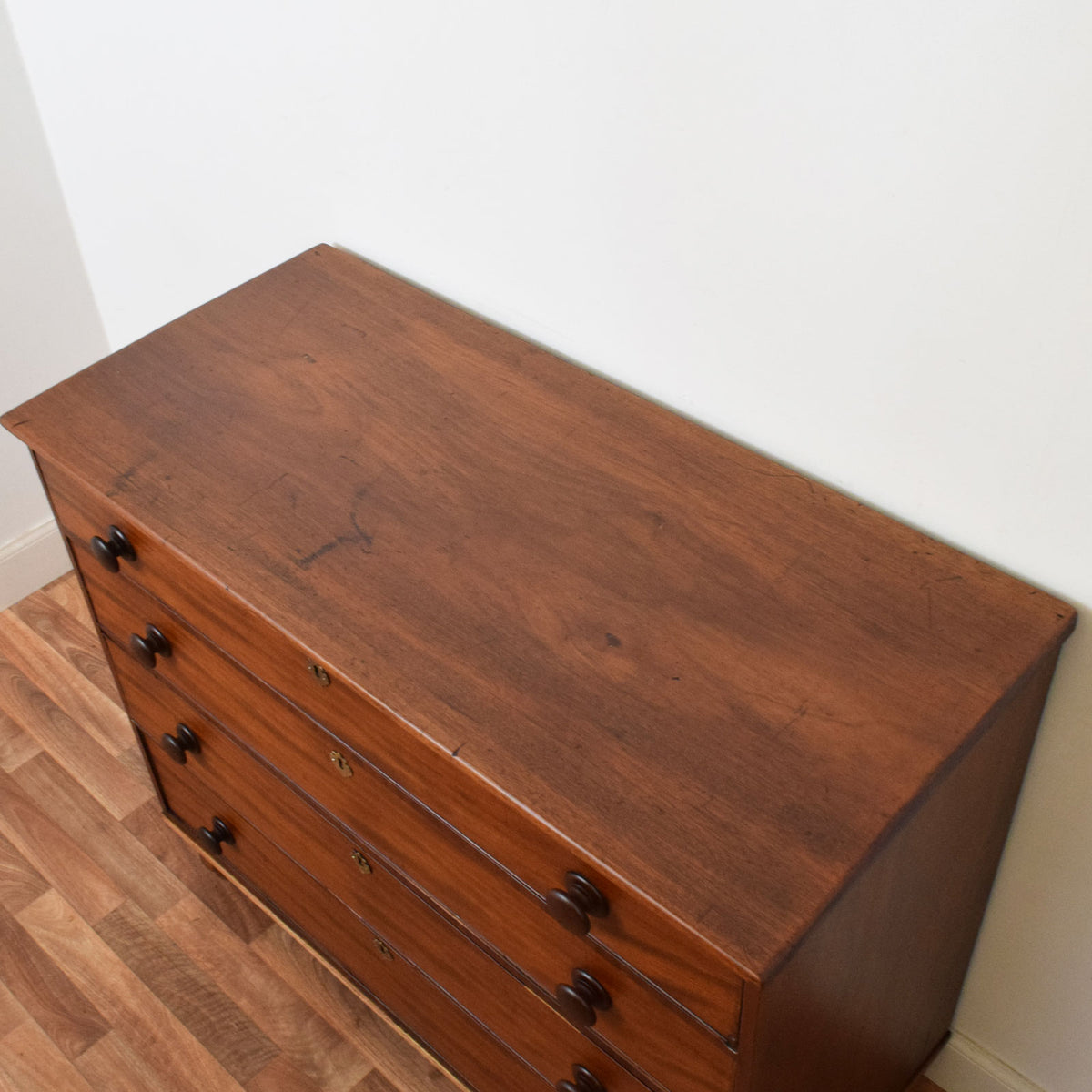 Rustic Mahogany Chest of Drawers