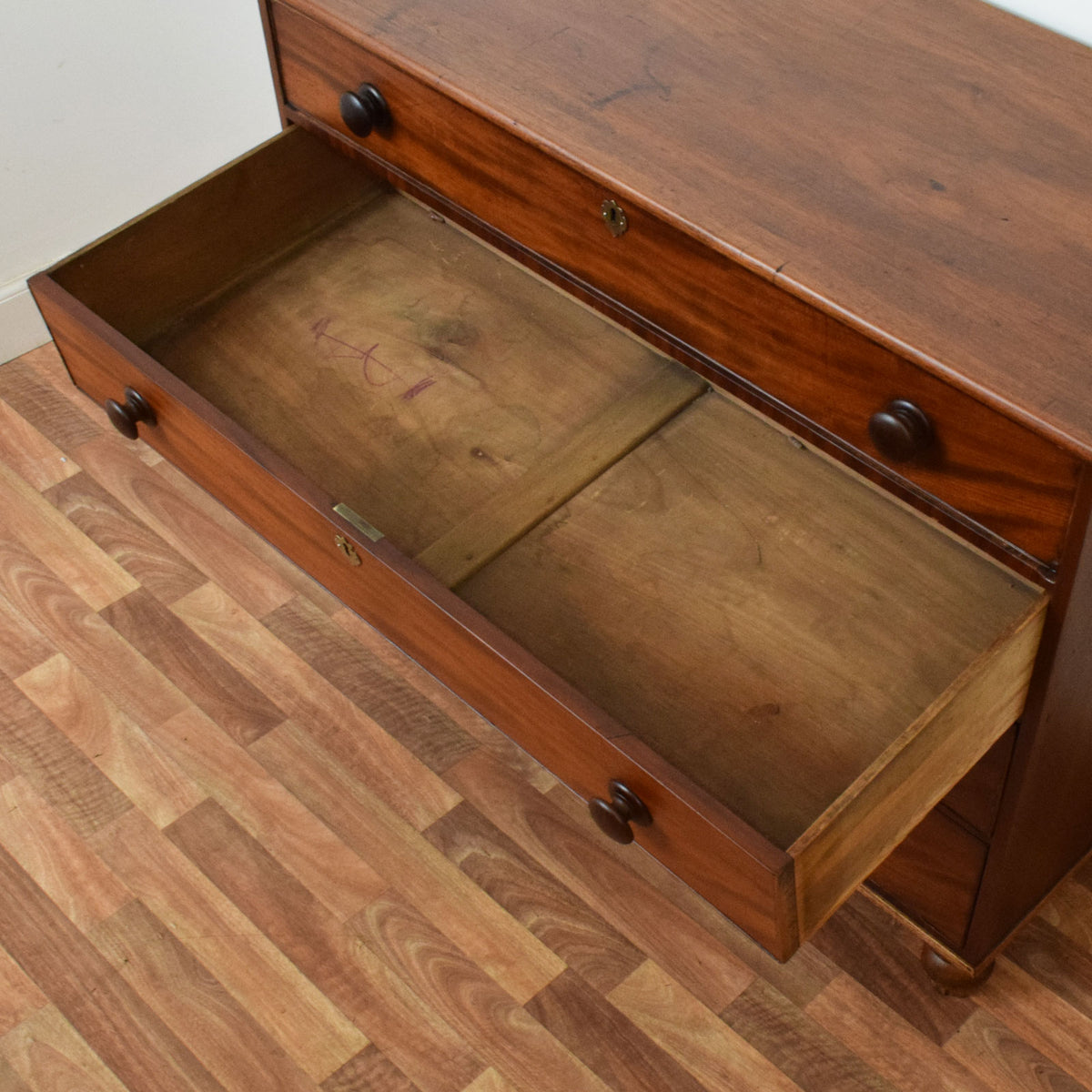 Rustic Mahogany Chest of Drawers