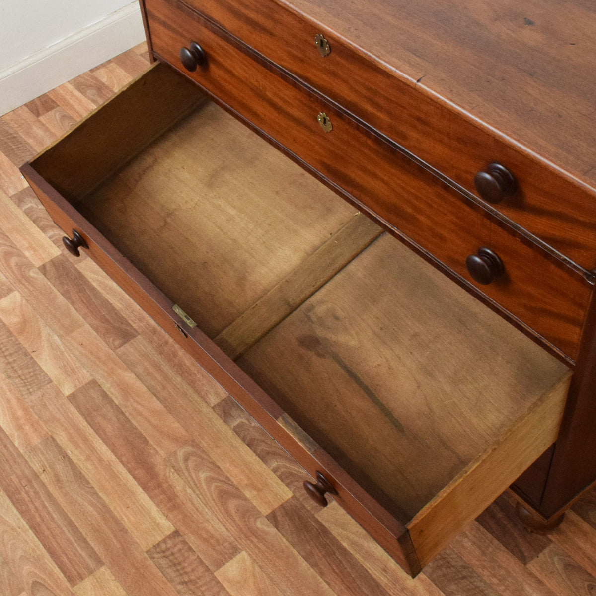 Rustic Mahogany Chest of Drawers