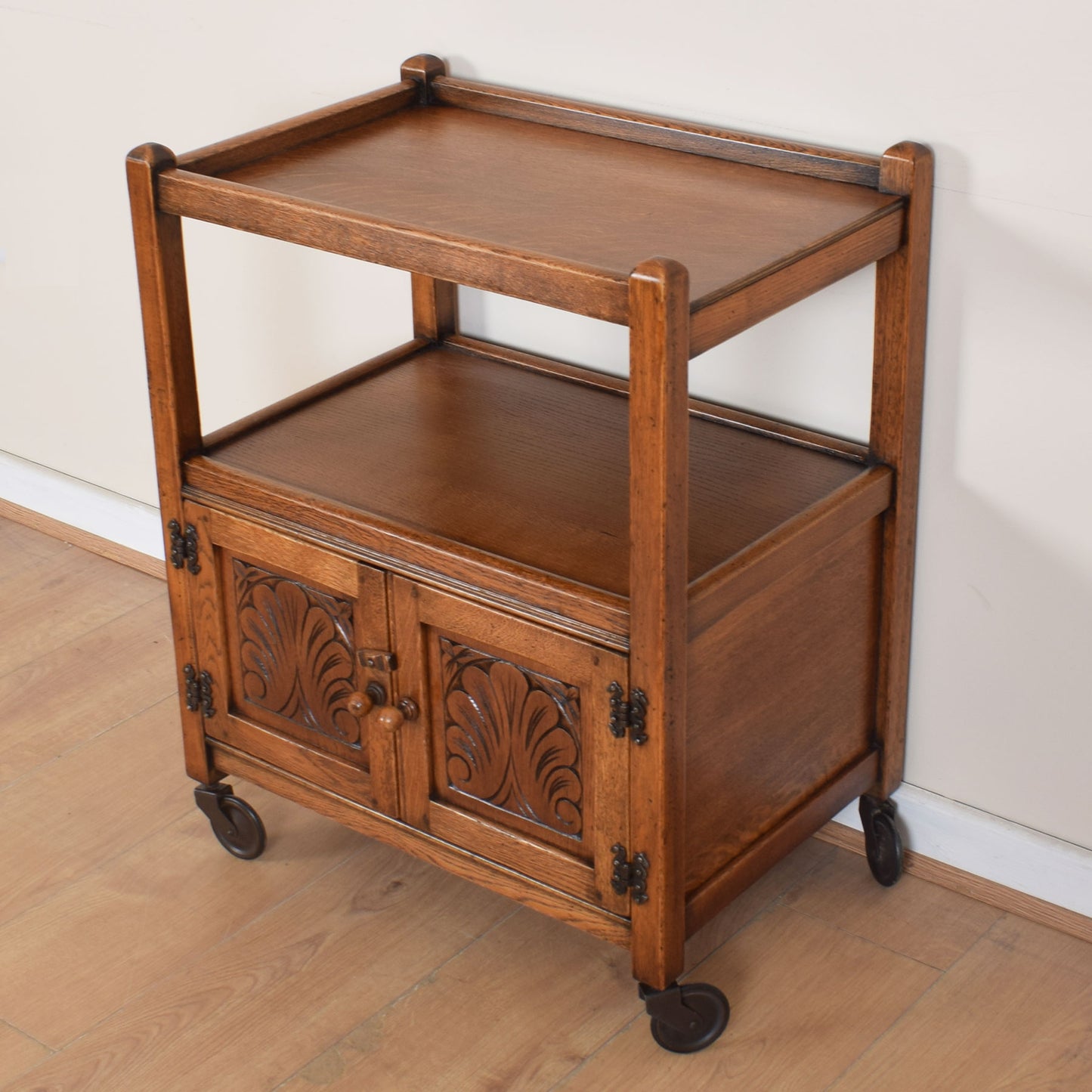 Jaycee Serving Trolley with Cupboard
