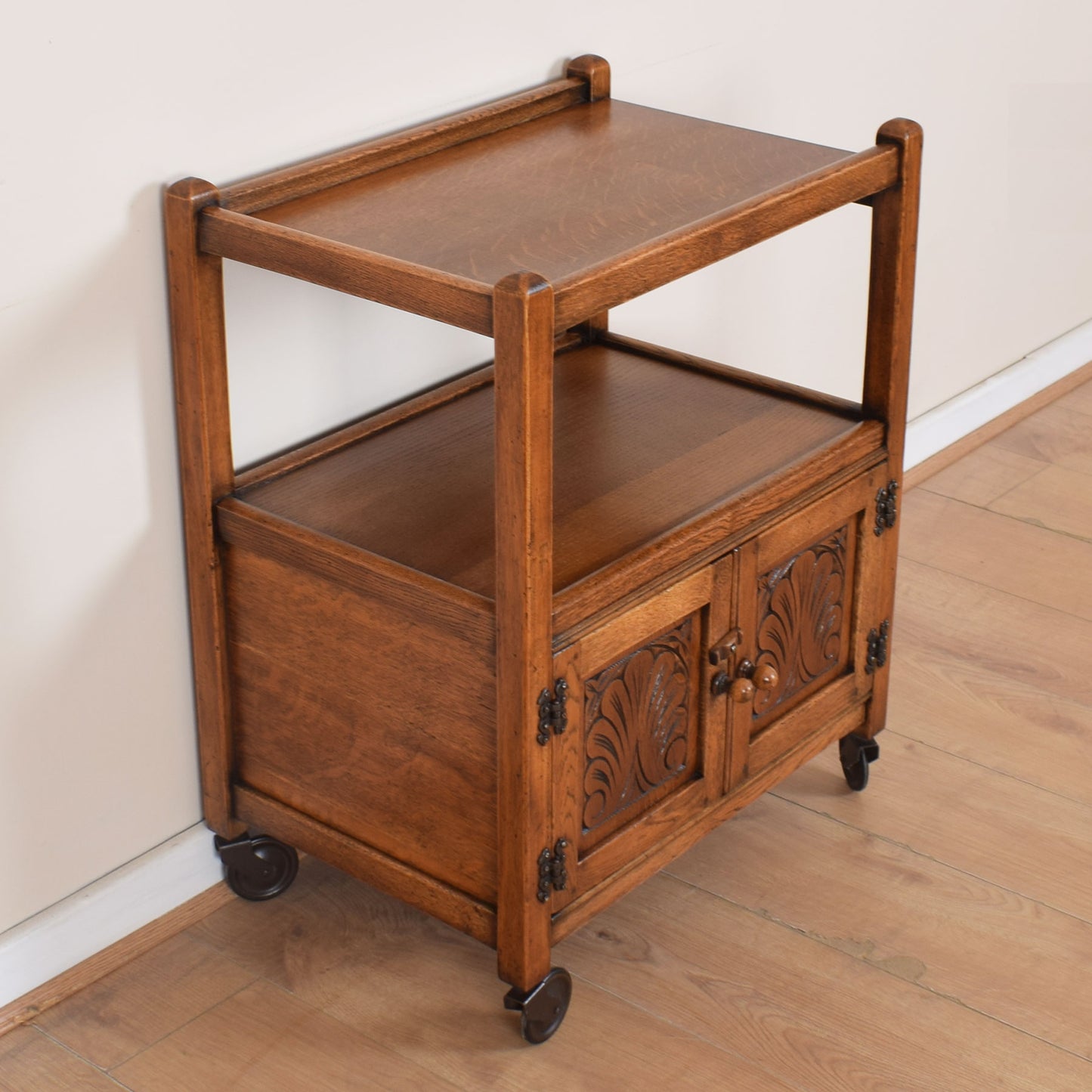 Jaycee Serving Trolley with Cupboard