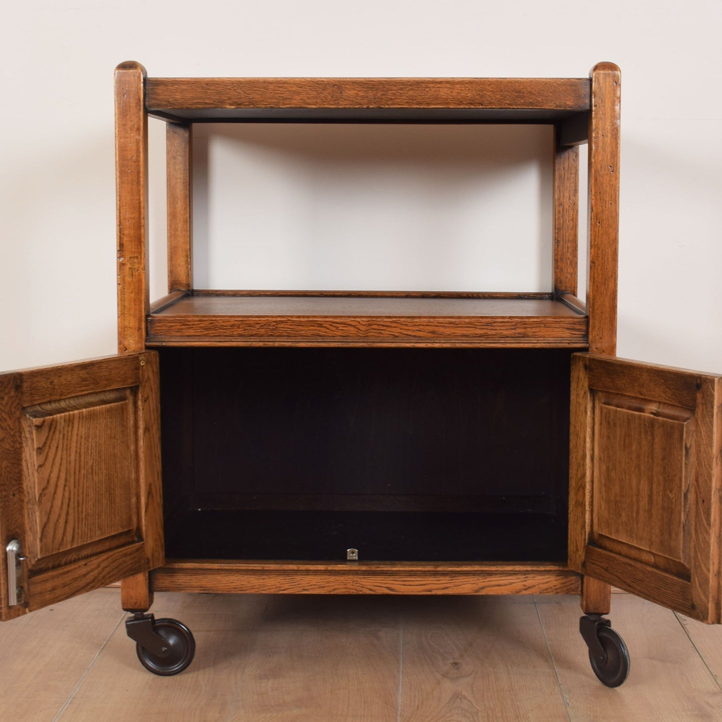 Jaycee Serving Trolley with Cupboard