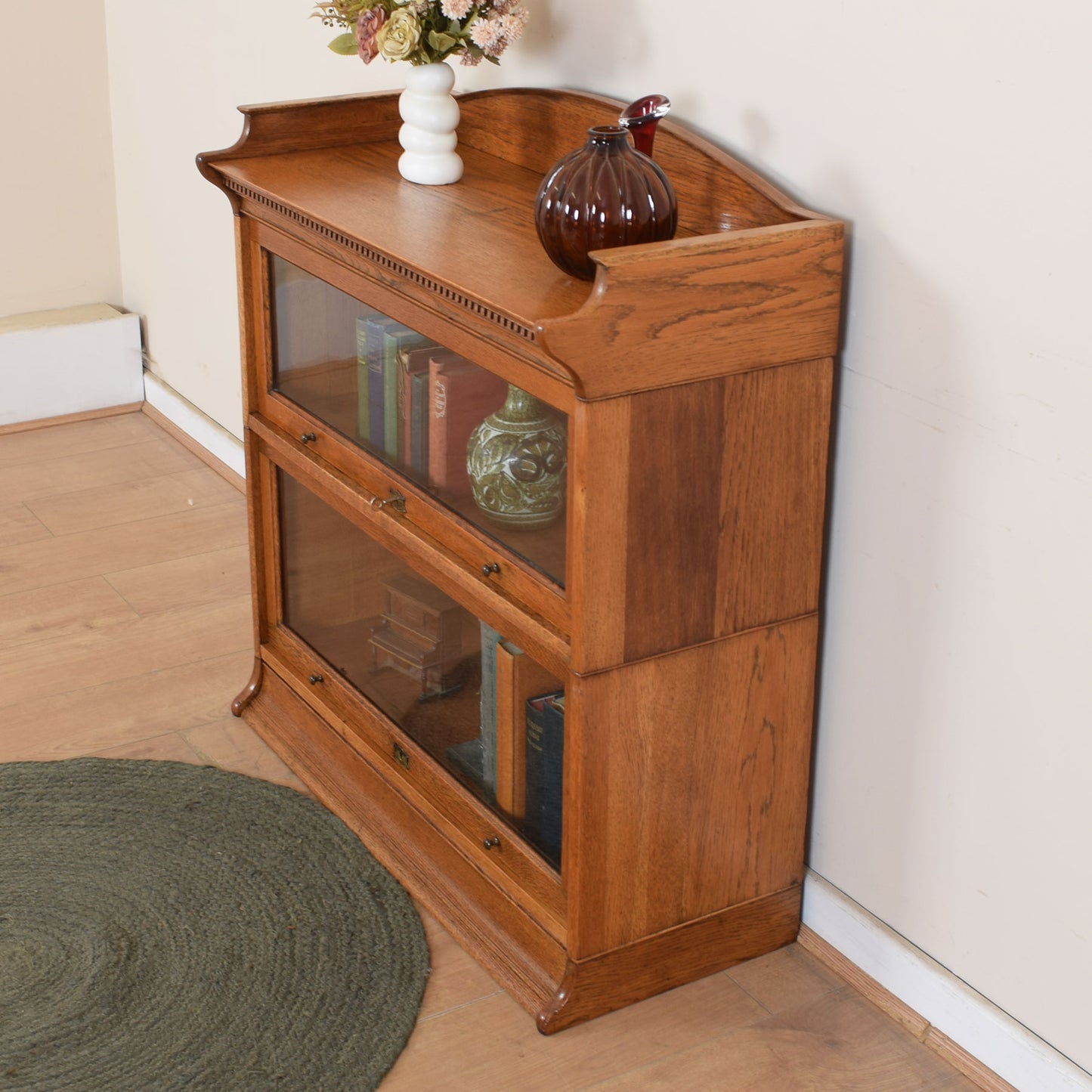 Lebus Oak Barristers Bookcase