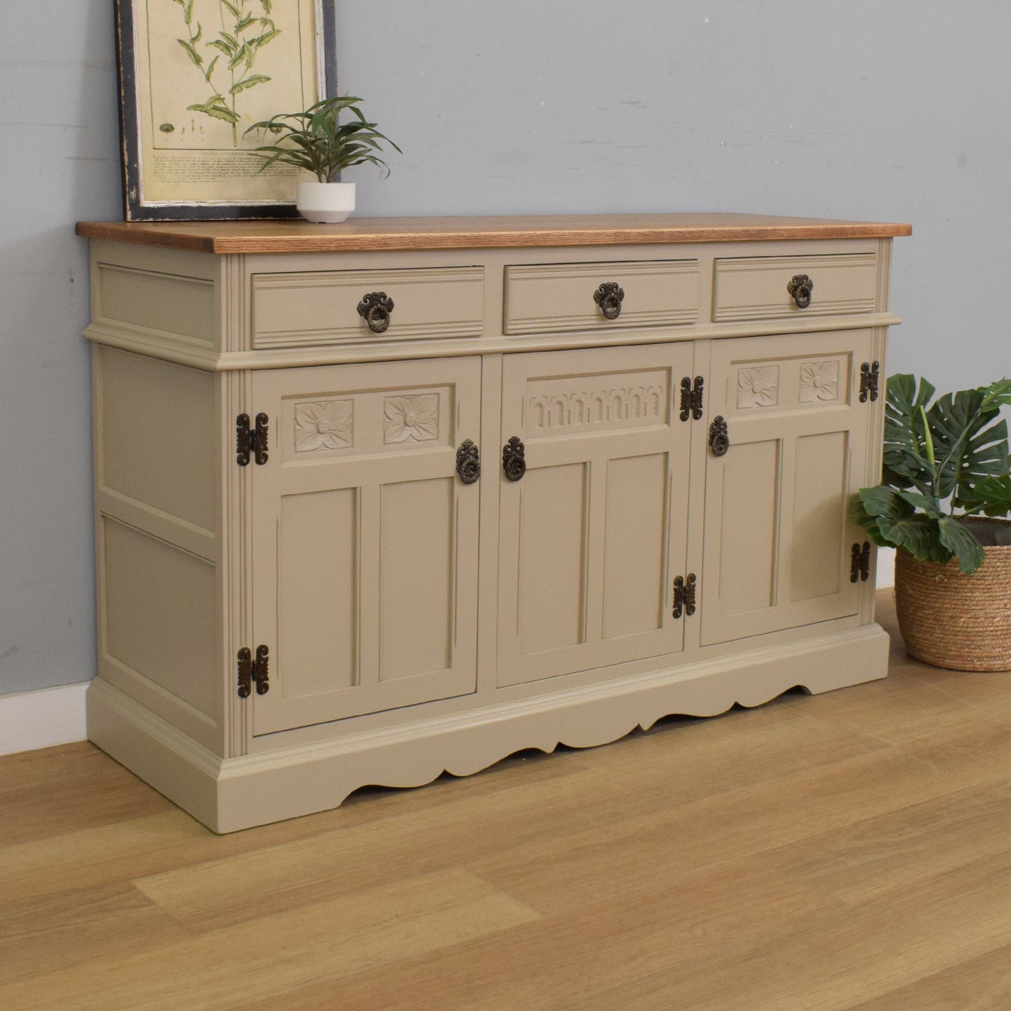 Vintage Painted Sideboard