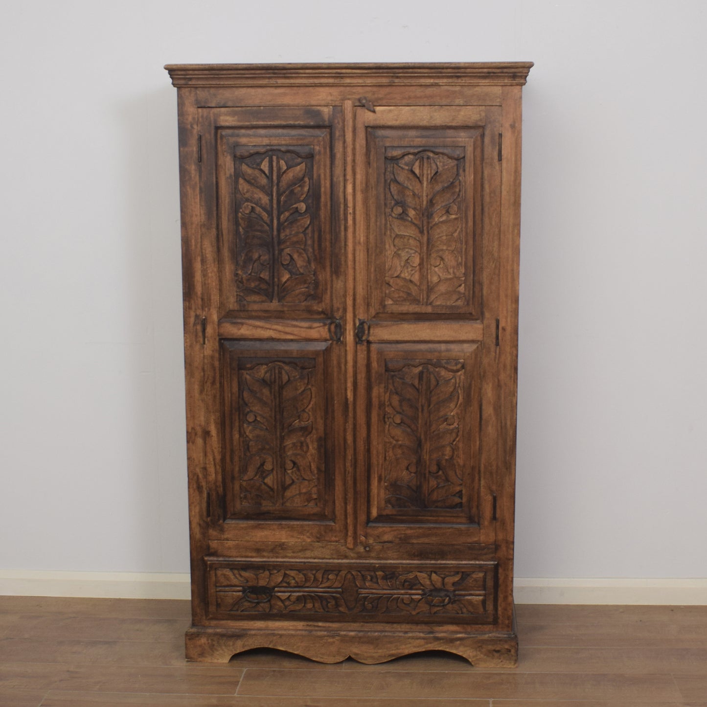Carved Mango Wardrobe